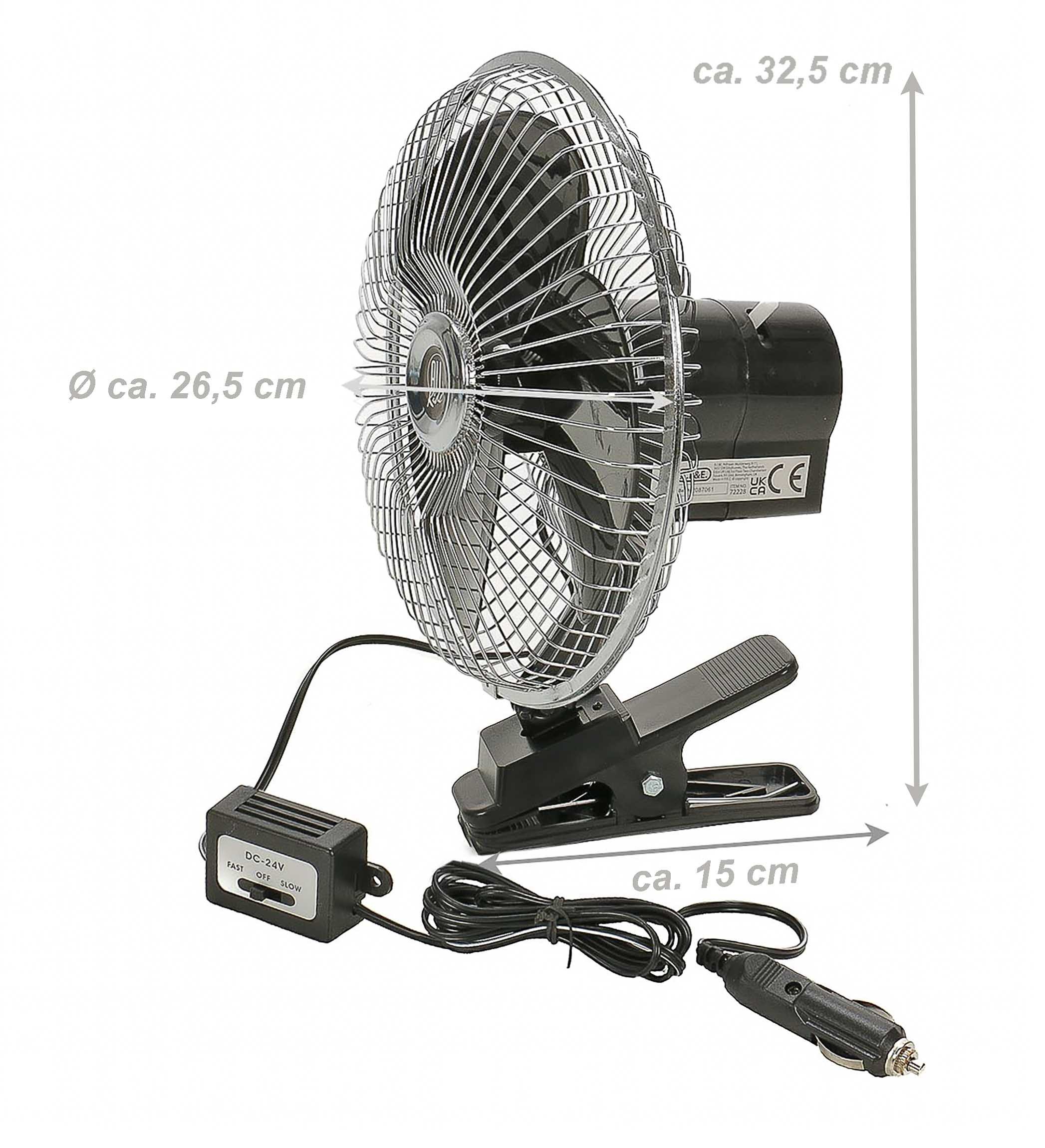 All Ride Tischventilator LKW Ventilator 24V, günstig online kaufen