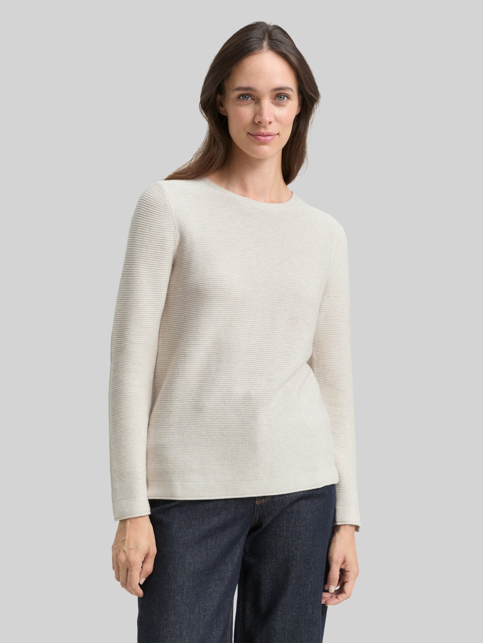 TOM TAILOR Strickpullover Pullover & Strickjacken Strickpullover aus Baumwolle