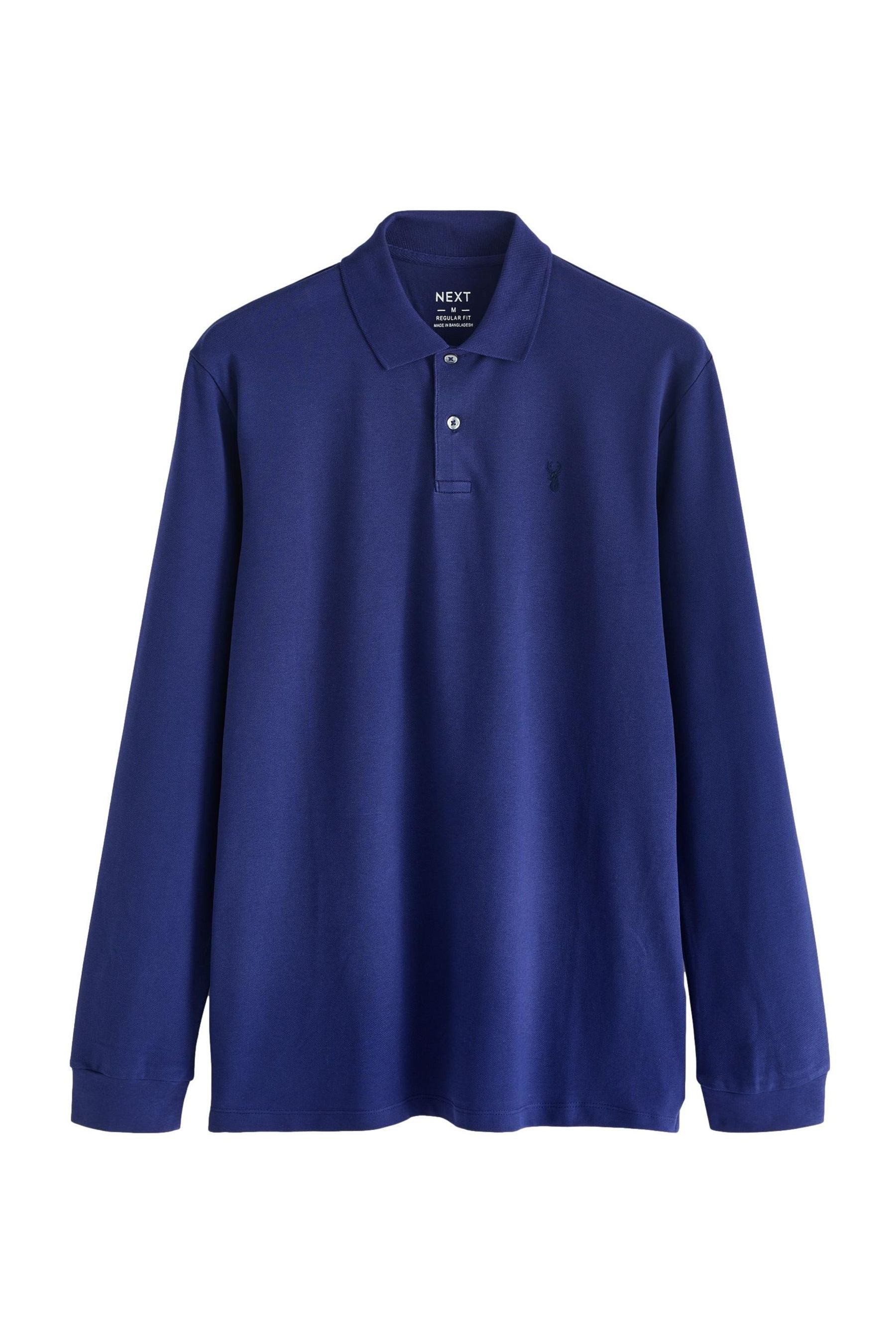 Next Langarm-Poloshirt Langärmeliges Pikee-Poloshirt (1-tlg) günstig online kaufen