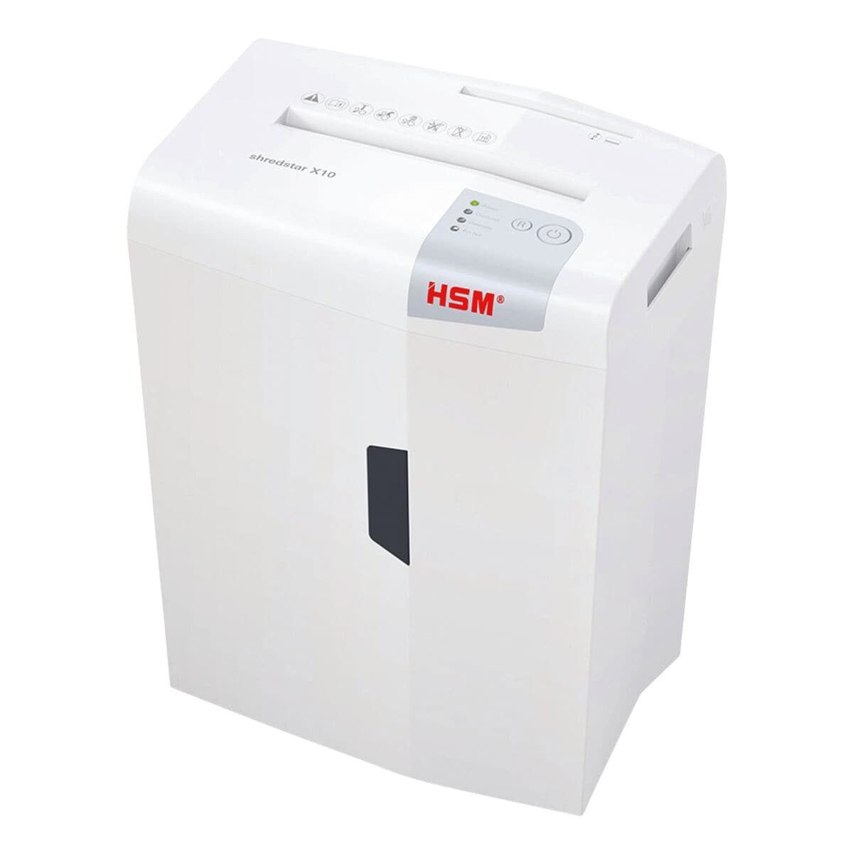 HSM Aktenvernichter shredstar X10, Shredder, Partikelschnitt 4,5x30 mm, 10 Blatt, 20 Liter