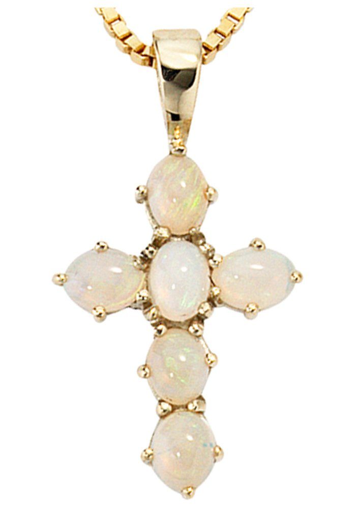 JOBO Kreuzanhänger Anhänger Kreuz, 585...