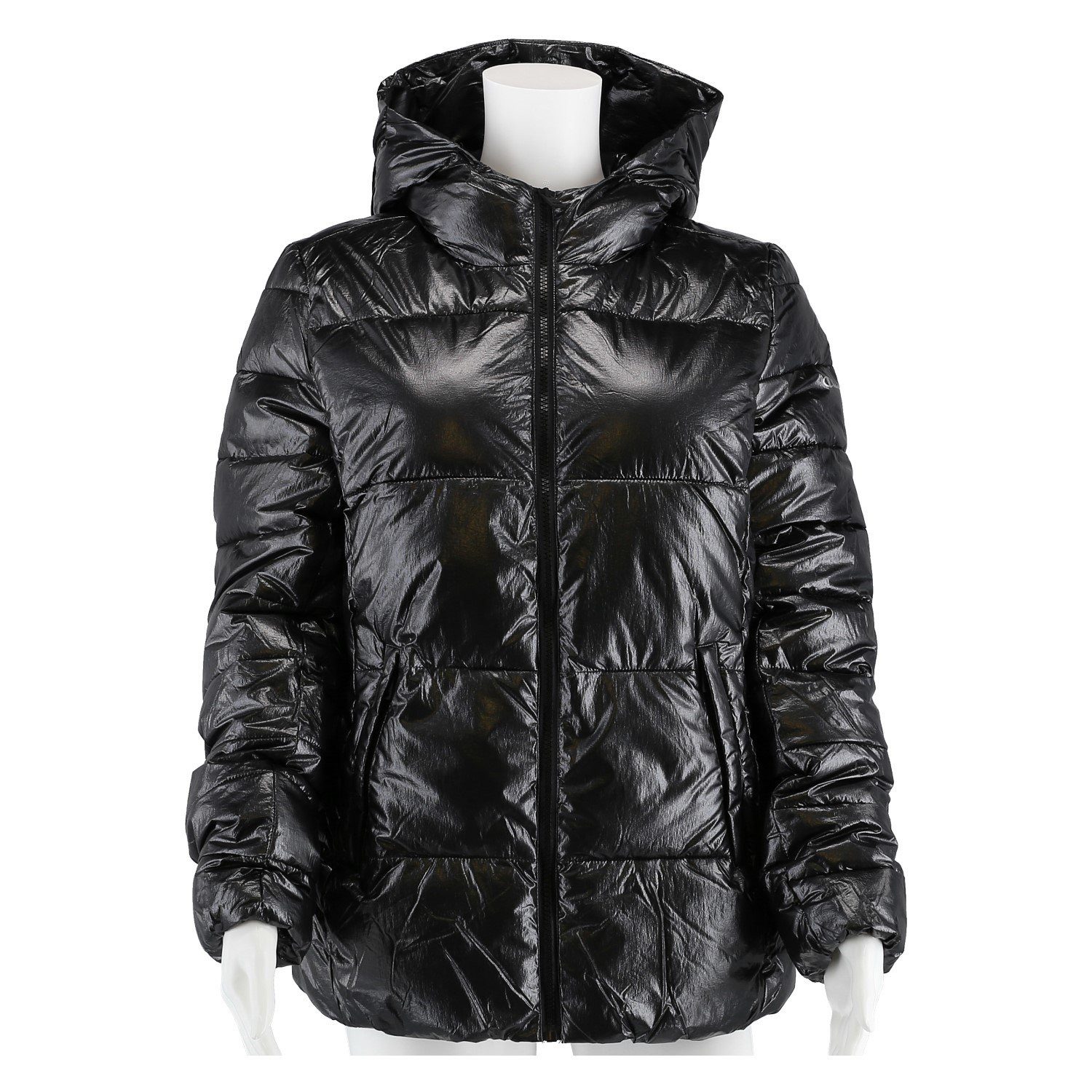 Champion Funktionsjacke Übergangsjacke mit Kapuze (Hooded) schwarz Damen