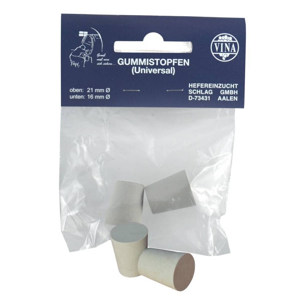 Vina Verschlussstopfen Vina Gummistopfen konisch Ø 21/16 mm
