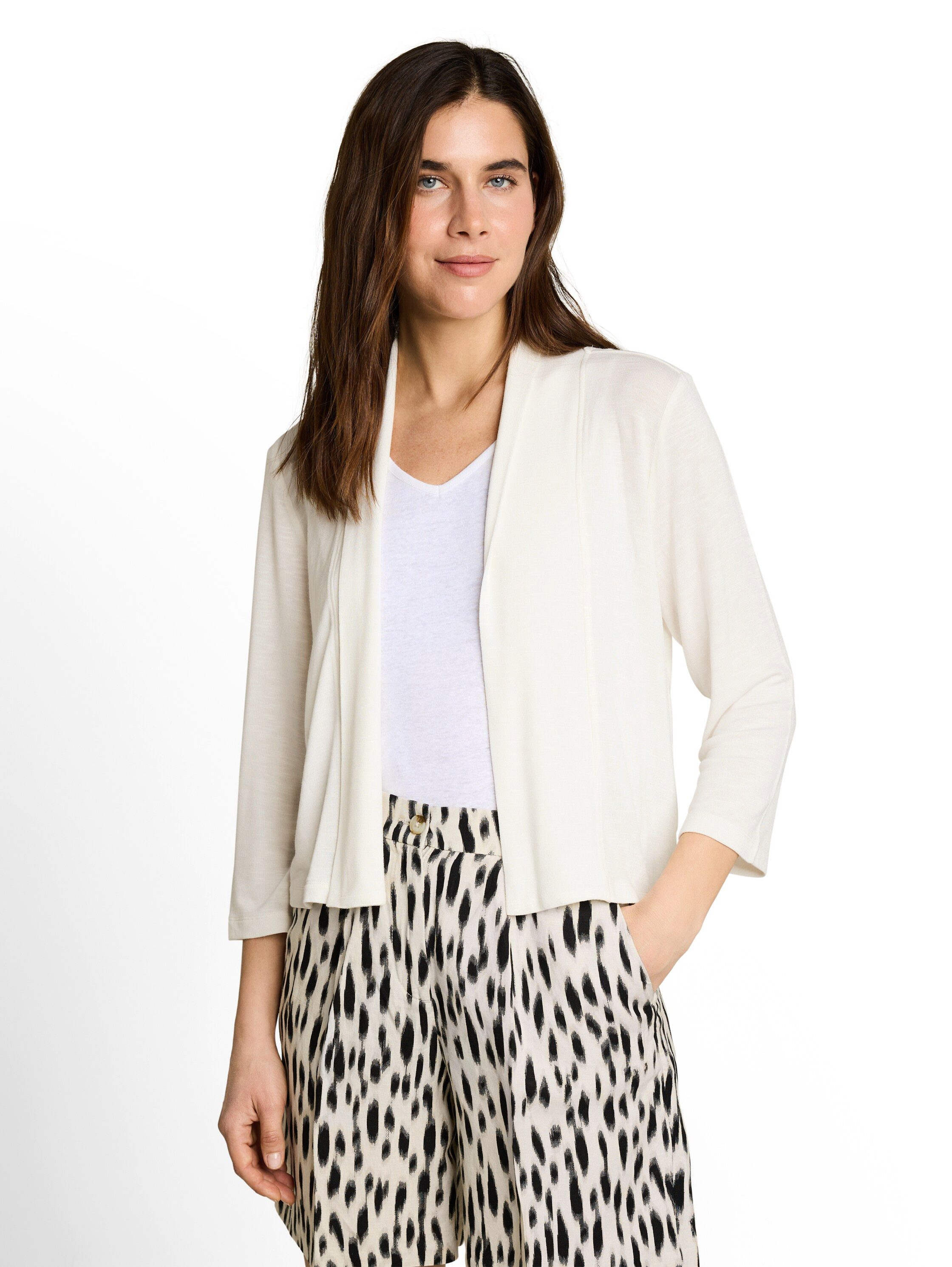 TOM TAILOR Cardigan Offene Strickjacke mit 3/4.Arm