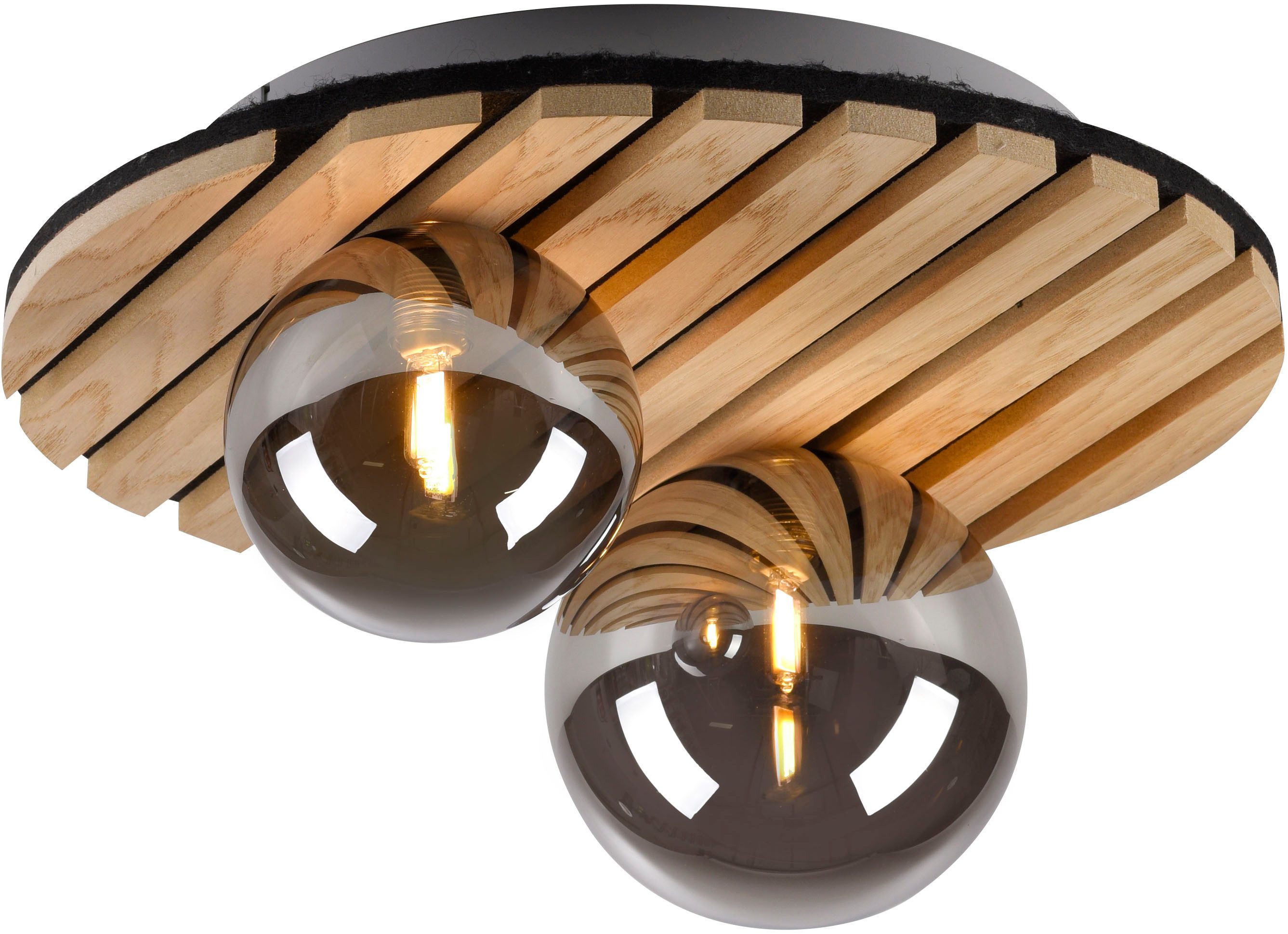 JUST LIGHT Deckenleuchte GREEN STIK, Ein-/Ausschalter, Leuchtmittel wechselbar, Warmweiß, ExklusiveG9