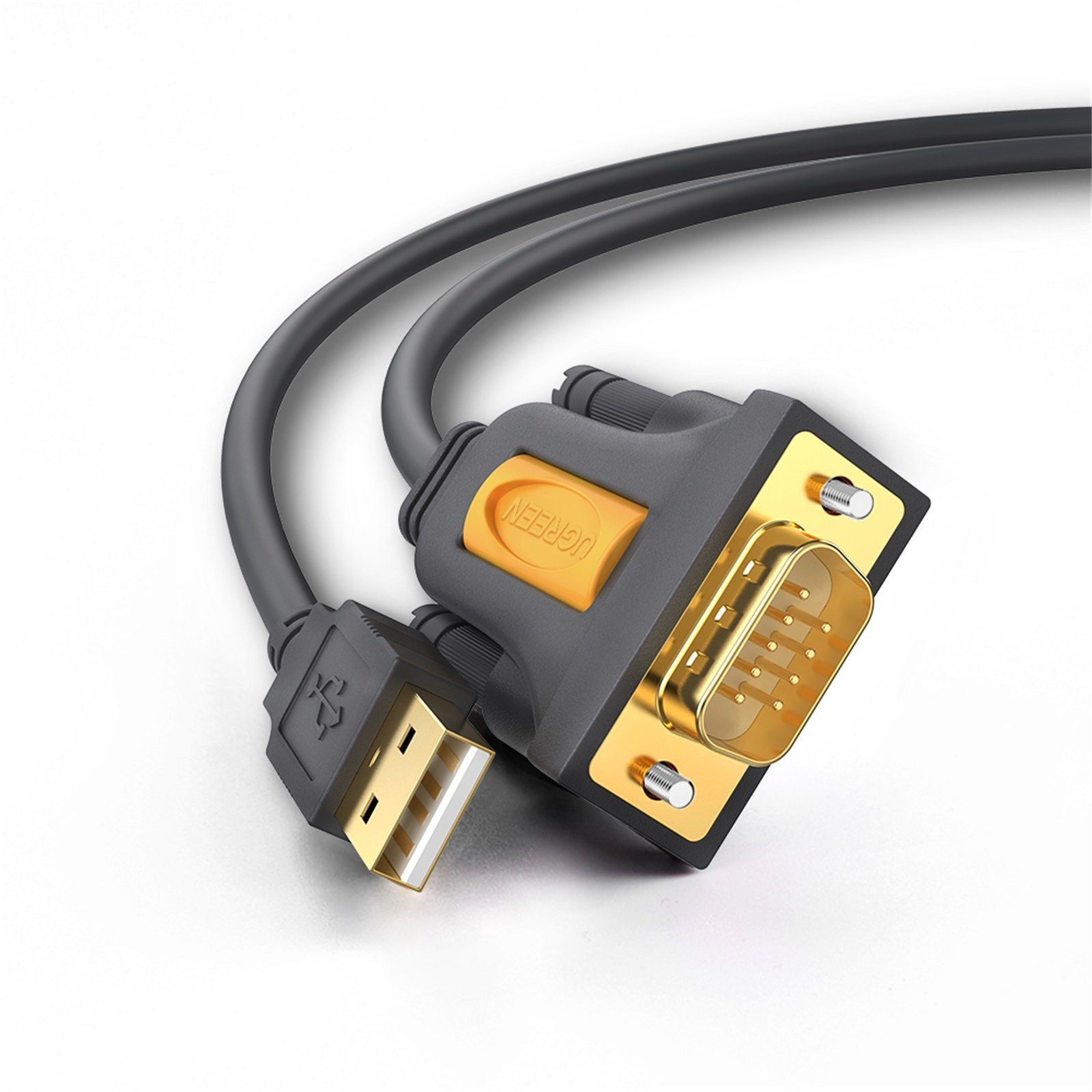 UGREEN Netzwerk-Adapter USB A zu USB auf RS232 Seriell Kabel, 200 cm, USB  auf RS232 Seriell Kabel USB Seriell DB9 mit PL2303 Chipsatz online kaufen |  OTTO