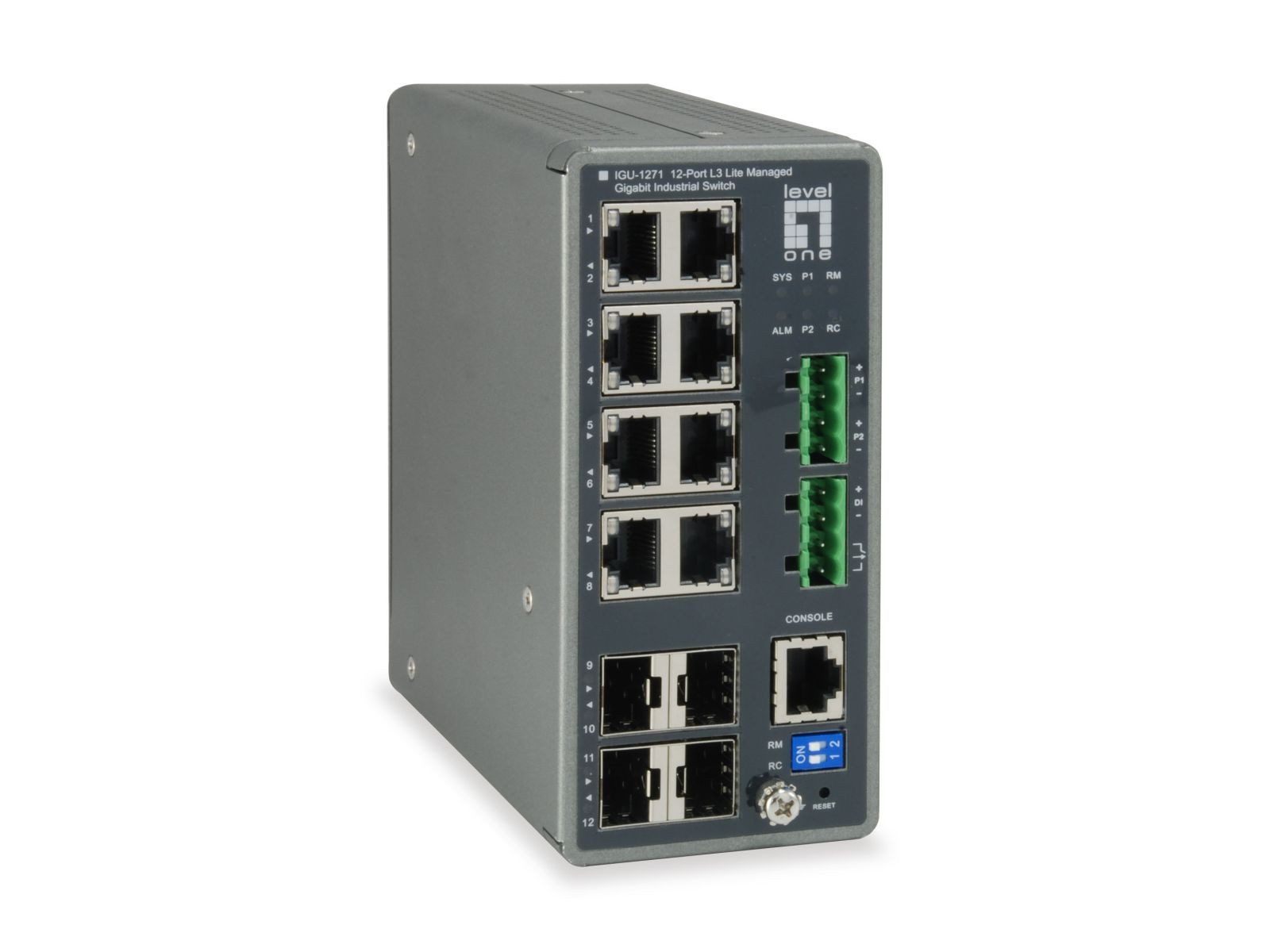 Levelone IGU-1271 - Switch - L3 Lite - managed Netzwerk-Switch