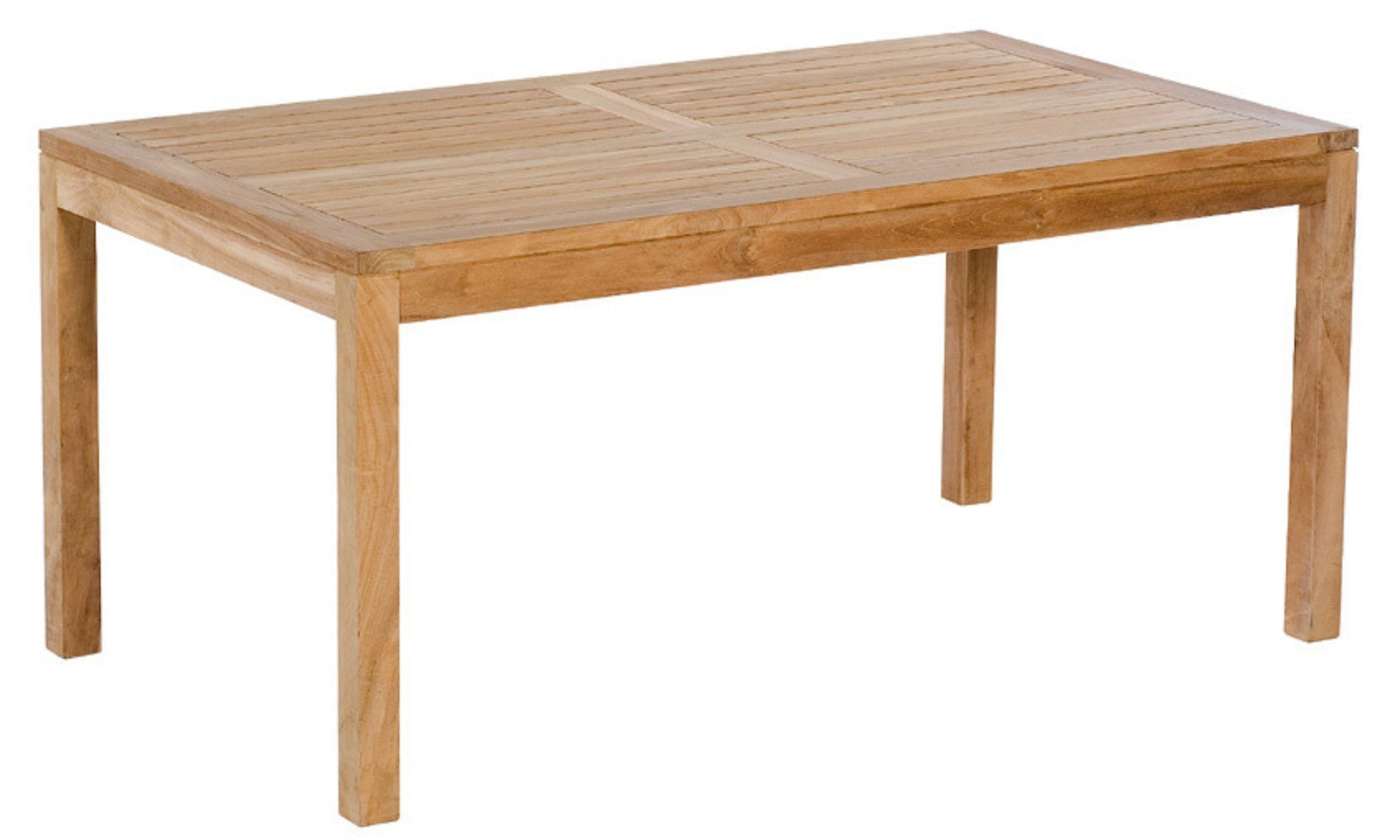 SonnenPartner Gartentisch Tisch Wellington160cm x 90cm Teakholz Gartentisch natur massiv