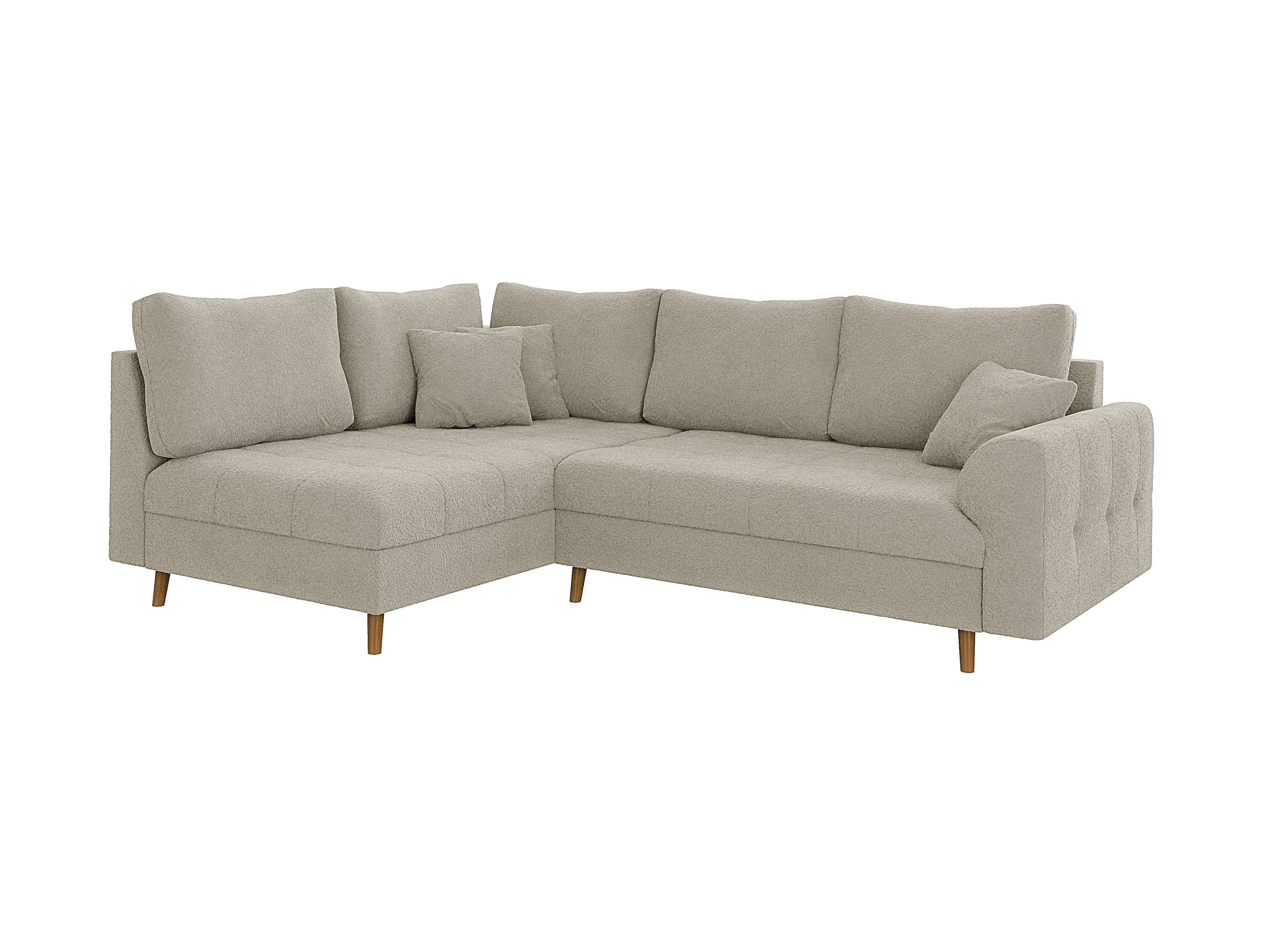 S-Style Möbel Ecksofa Leif mit Braun günstig online kaufen