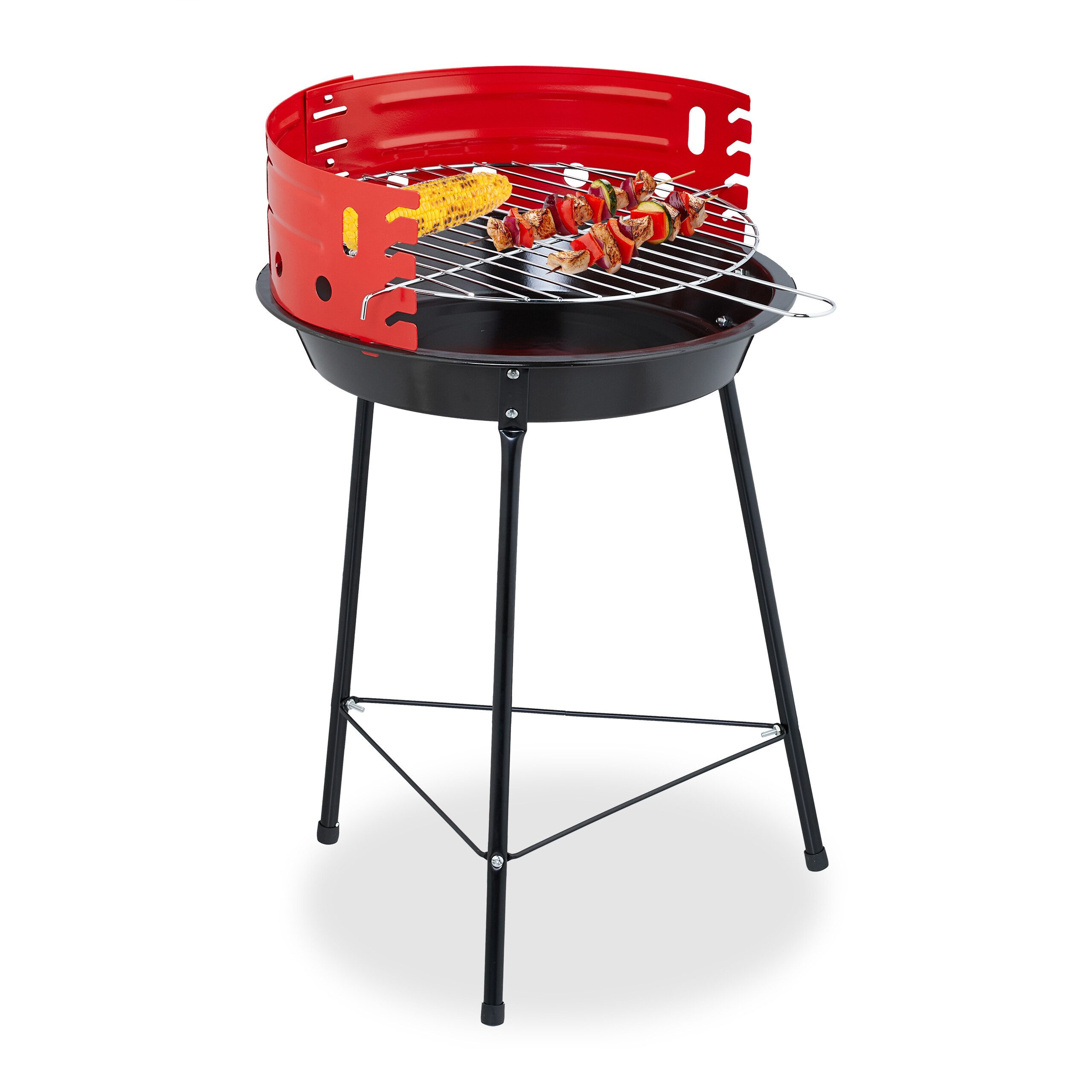 Holzkohlegrill Ø 37 cm Dreibei