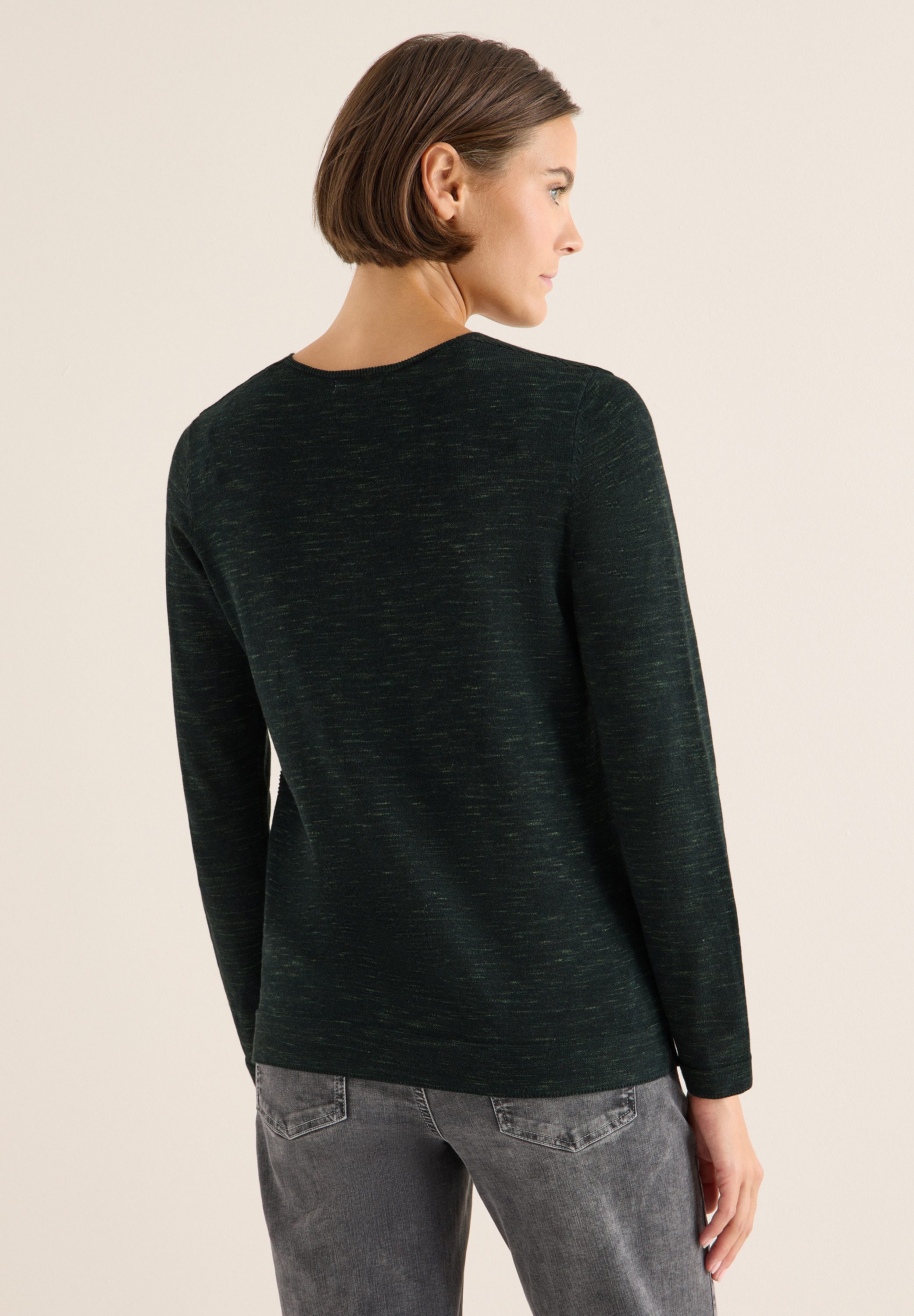 CECIL Strickpullover im Melange Look günstig online kaufen