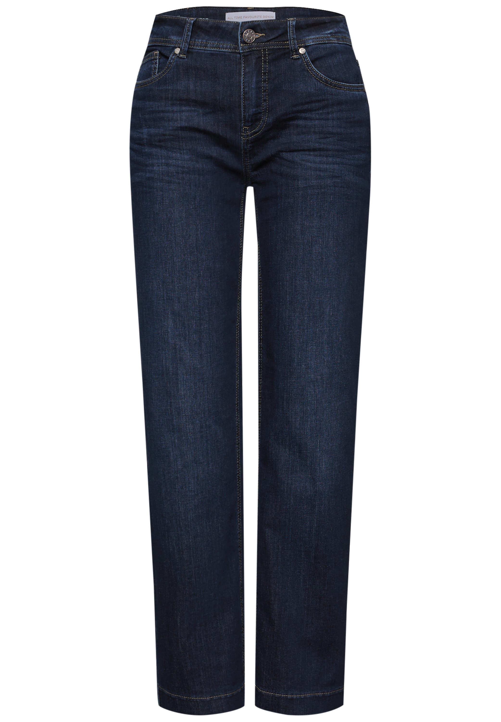 STREET ONE 5-Pocket-Jeans Straight Leg Jeans günstig online kaufen