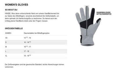 Under Armour® Lederhandschuhe UA Handschuhe zum Gewichtheben
