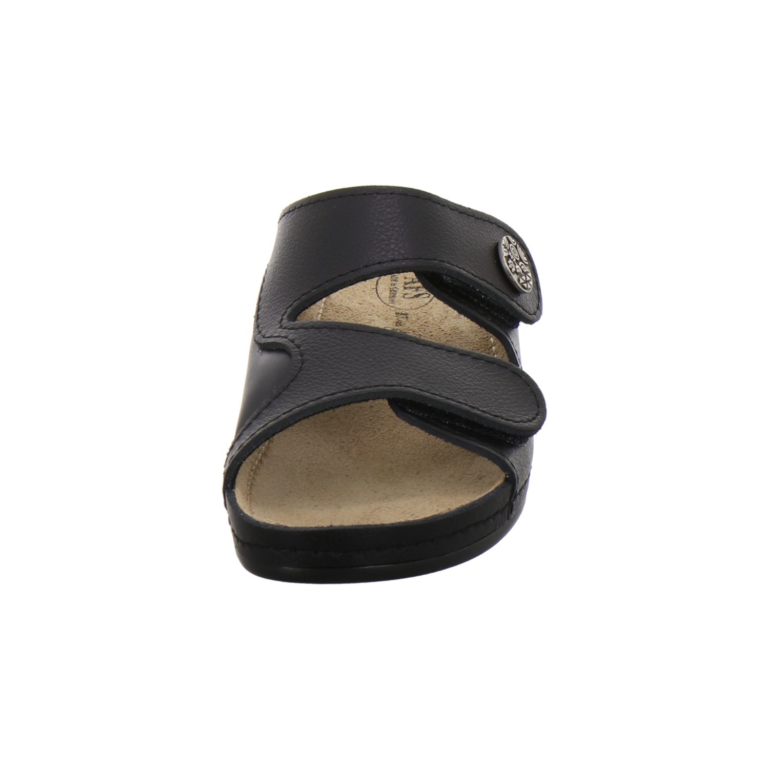 AFS-Schuhe 2095H Keilpantolette Valgus, - für Germany schwarz in Leder Damen aus Made Hallux