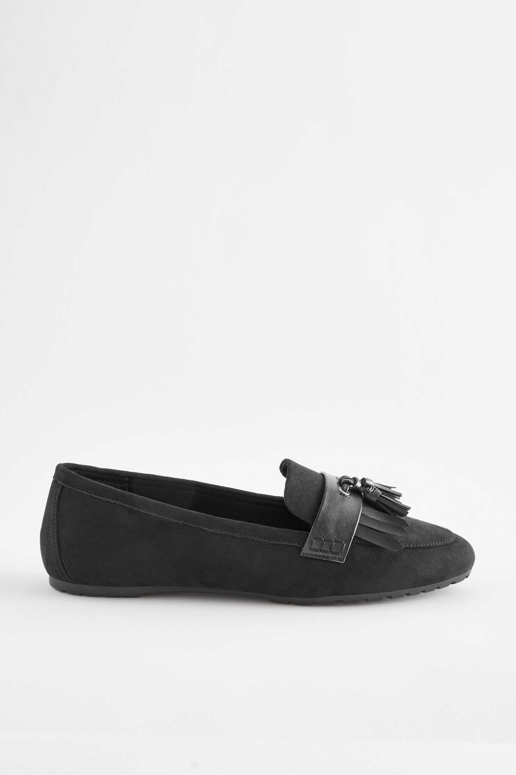 Next Forever Comfort® Tasselloafer mit Profilsohle Loafer (1-tlg) Black