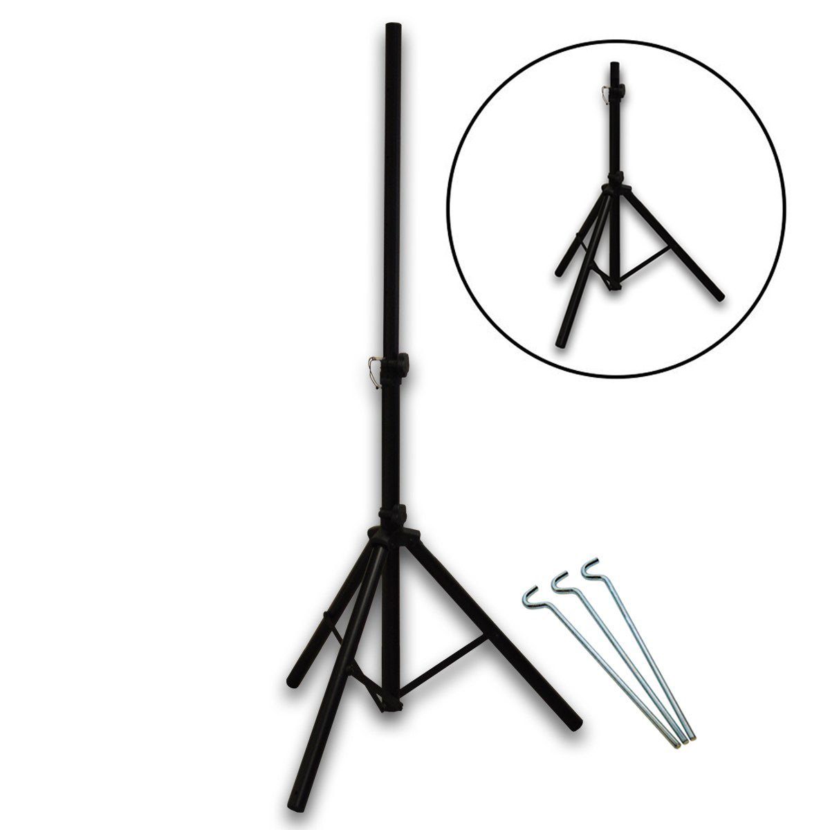 PremiumX Camping SAT Anlage 45cm Antenne Single LNB Stativ Kabel F-Stecker SAT-Antenne