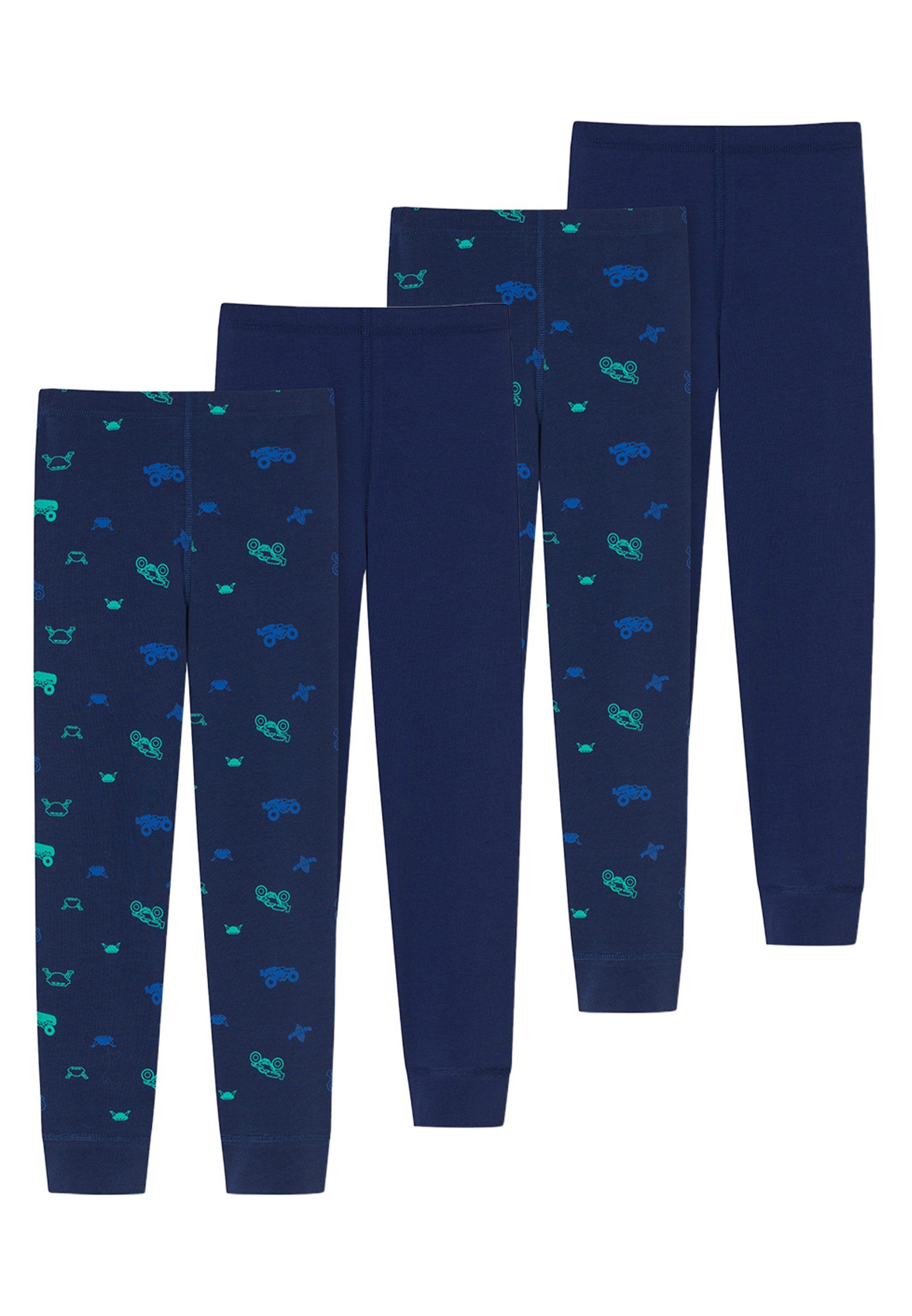 Schiesser Lange Unterhose 4er Pack 95/5 Organic Cotton (Spar-Set, 4-St) Lange Unterhose - Baumwolle - ohne Eingriff