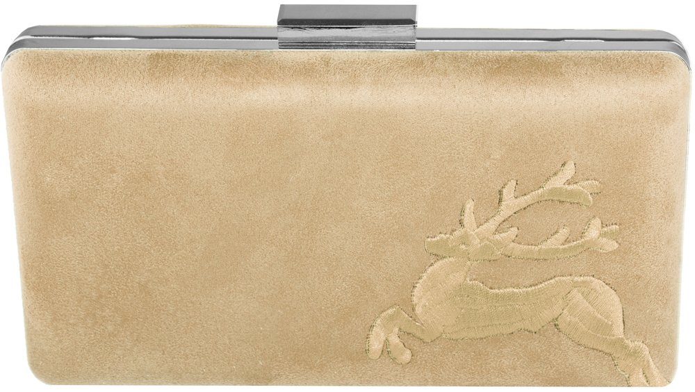 Trachtenland Trachtentasche Clutch mit Hirschstickerei - Abendtasche für Damen