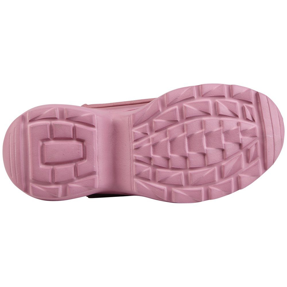 Kappa Sneaker lila-rosé Details - mit irisierenden