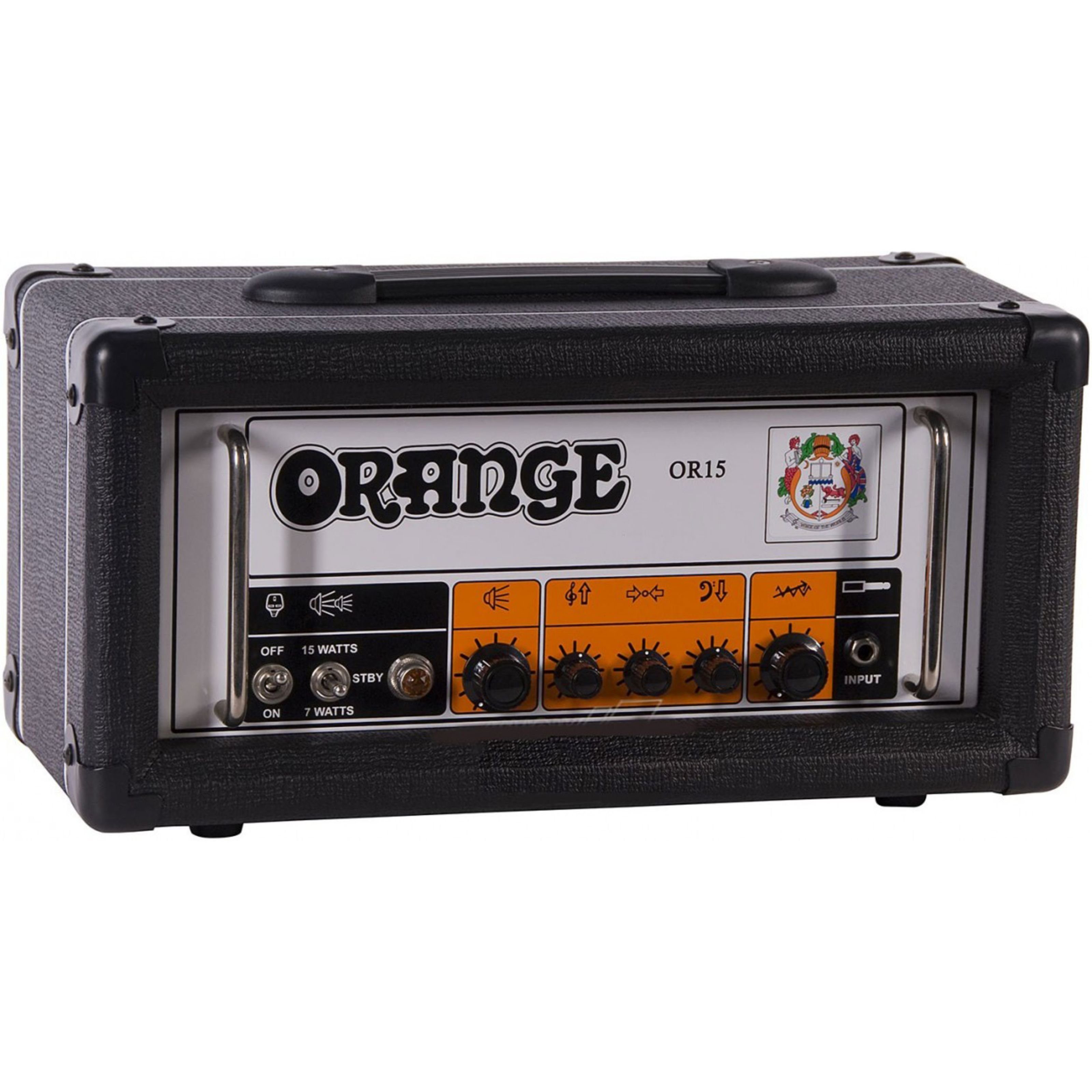 Orange Verstärker (OR15H Head Black - Röhren Topteil für E-Gitarre)