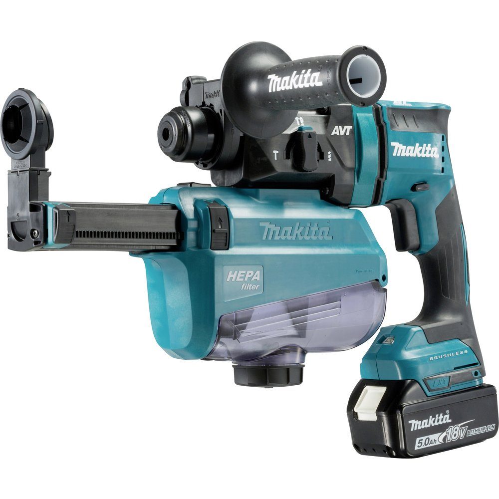 Makita Bohrhammer Makita SDS-Plus-Akku-Kombihammer 18 V 5 Ah inkl. Ladegerät