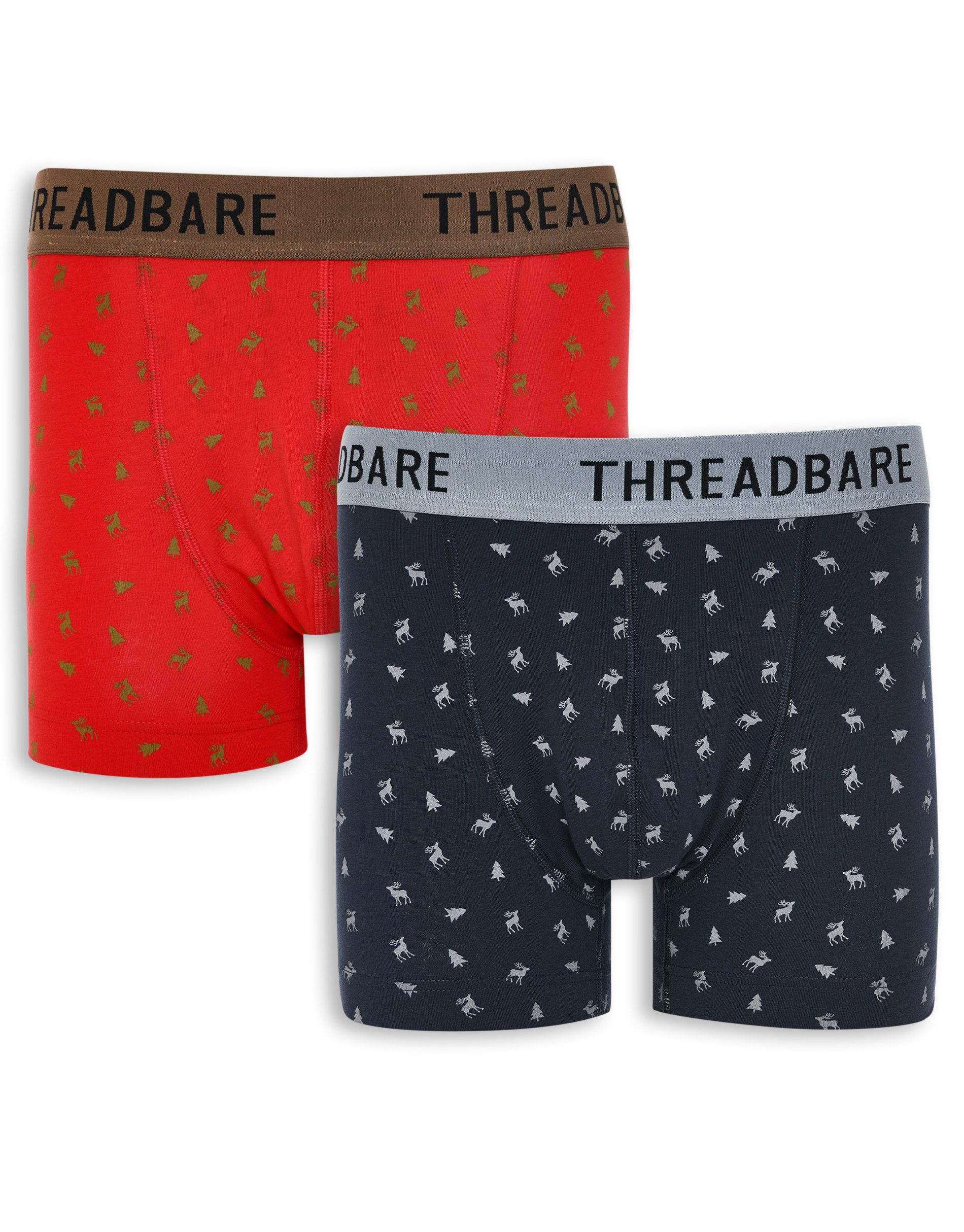 Threadbare Boxershorts (6-St) mit weihnachtlichen Prints günstig online kaufen