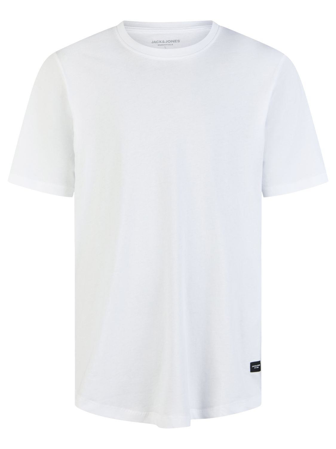 Jack & Jones T-Shirt Herren Basicshirt JJENOA 3er Pack Regular Fit (Vorteilspack, 3-tlg) Kurzarm Tee Shirt mit Rundhalsausschnitt aus 100% Baumwolle
