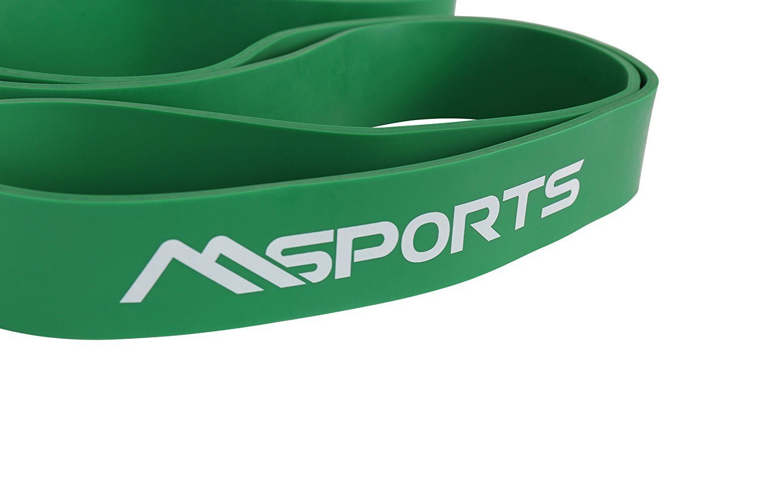 MSports® Trainingsband Resistance - mm Stärken Grün L verschiedenen Trainingsband 44 Band in - 
