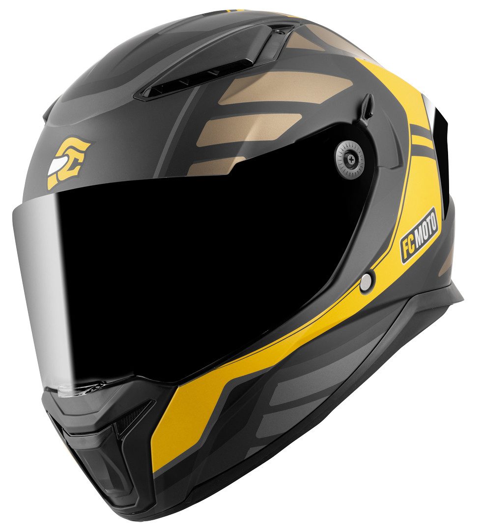 FC-Moto Motorradhelm FF130SV Cavion Helm, Vorbereitet Für Pinlockscheibe,herausnehmbares Innenfutter,integr