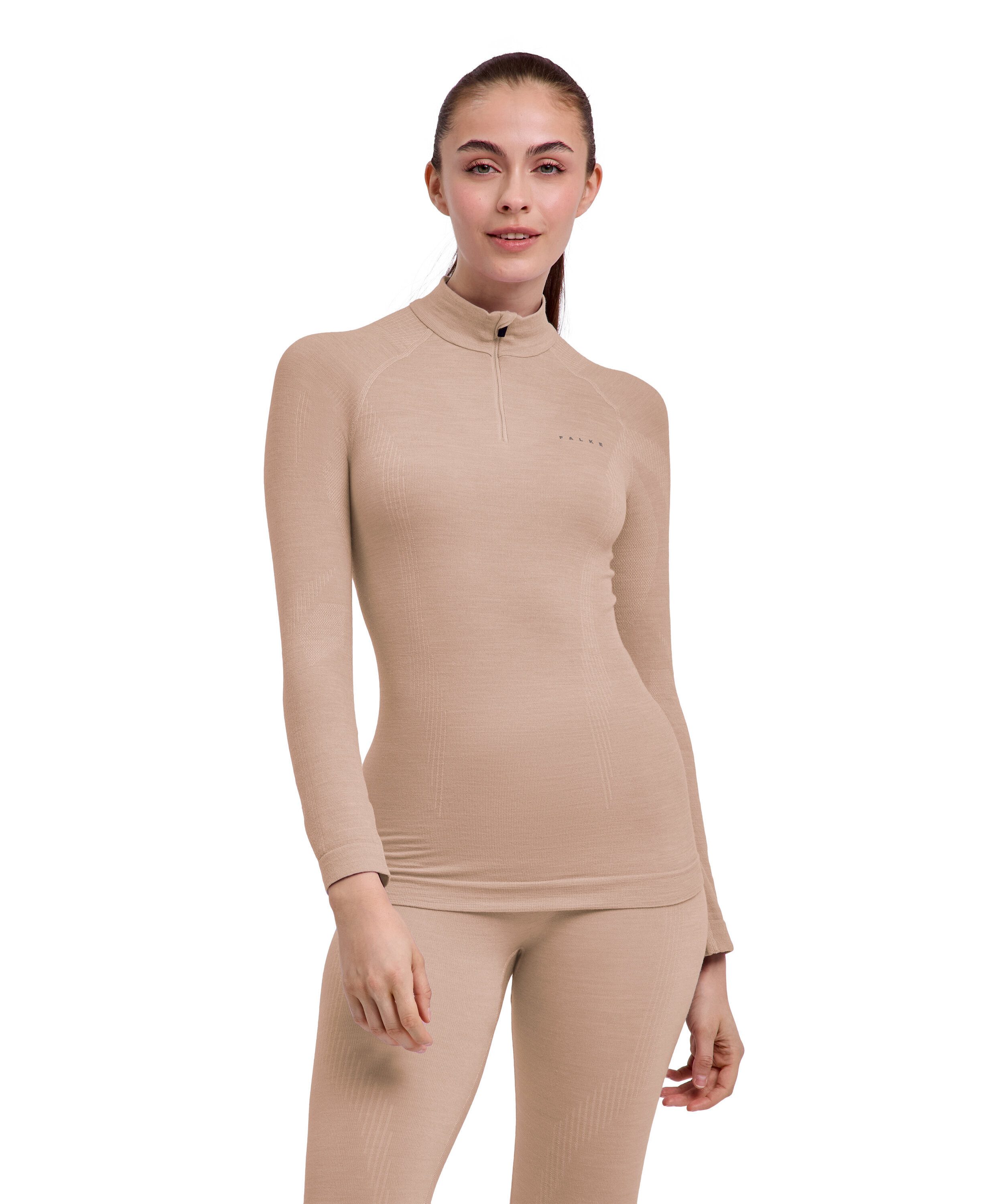 FALKE Funktionsshirt FALKE Langarmshirt Wool-Tech Damen (1-tlg., 1) aus Merinowolle für kalte bis sehr kalte Temperaturen