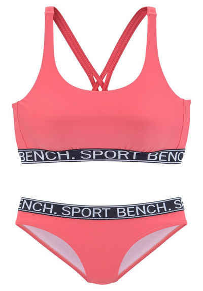 Bench. Bustier-Bikini Yva mit Bench-Schriftzug