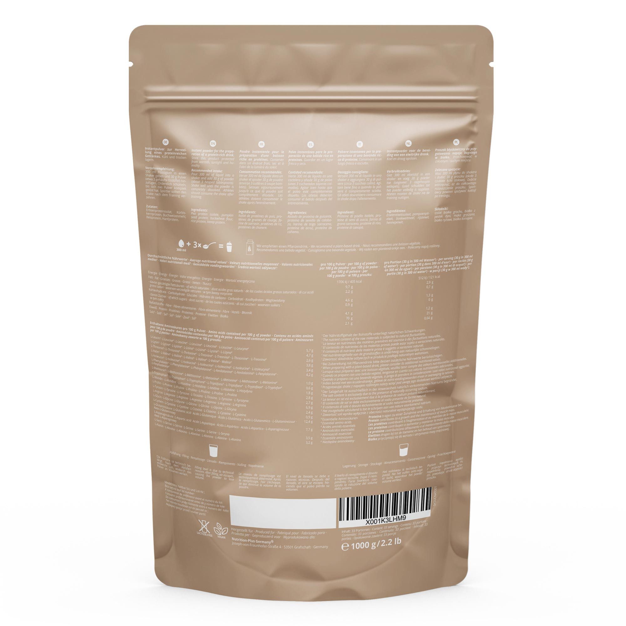 nutri+ Milk Away Protein (5 Sorten) Pulver, 1 er