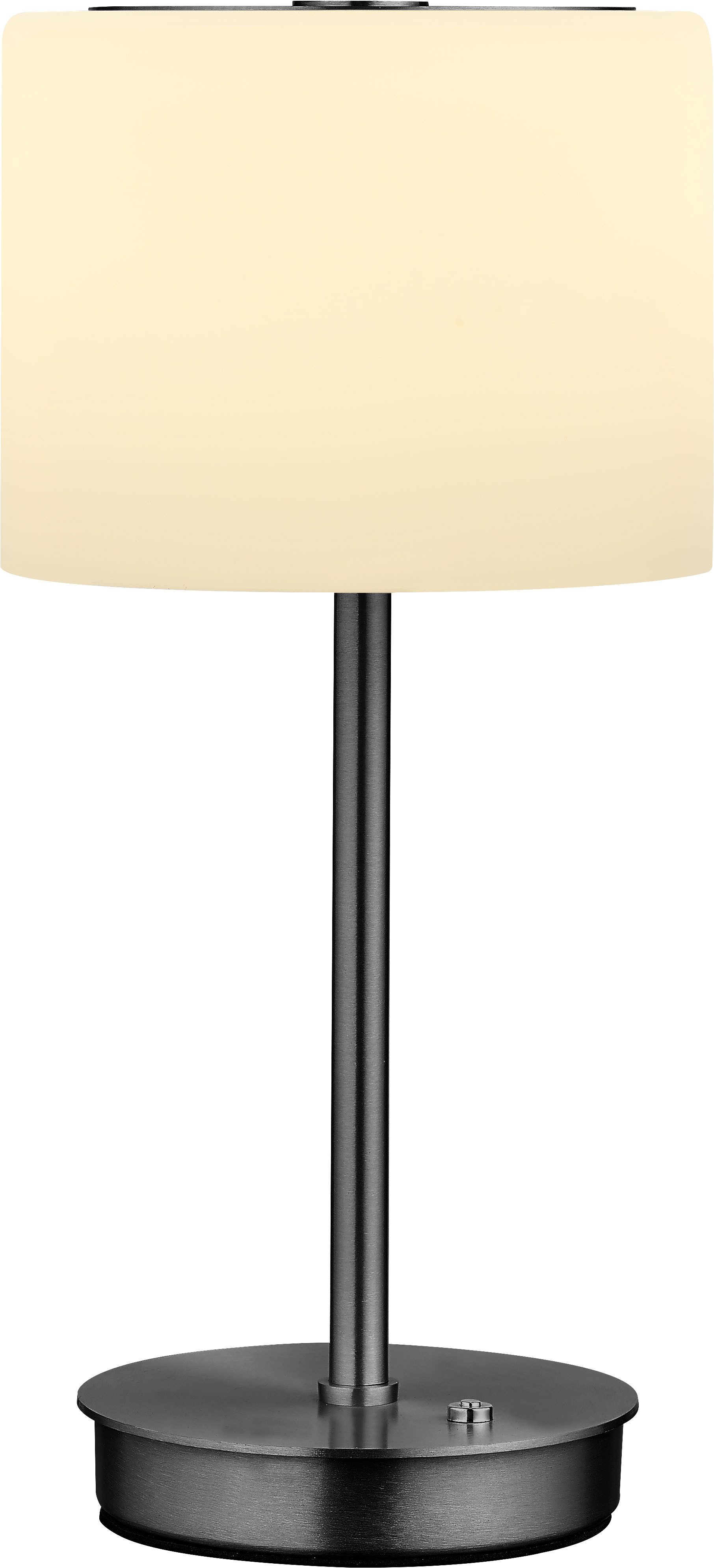 HELL höllisch gutes Licht LED Tischleuchte ABBY, LED fest integriert, Warmweiß, Tastdimmer