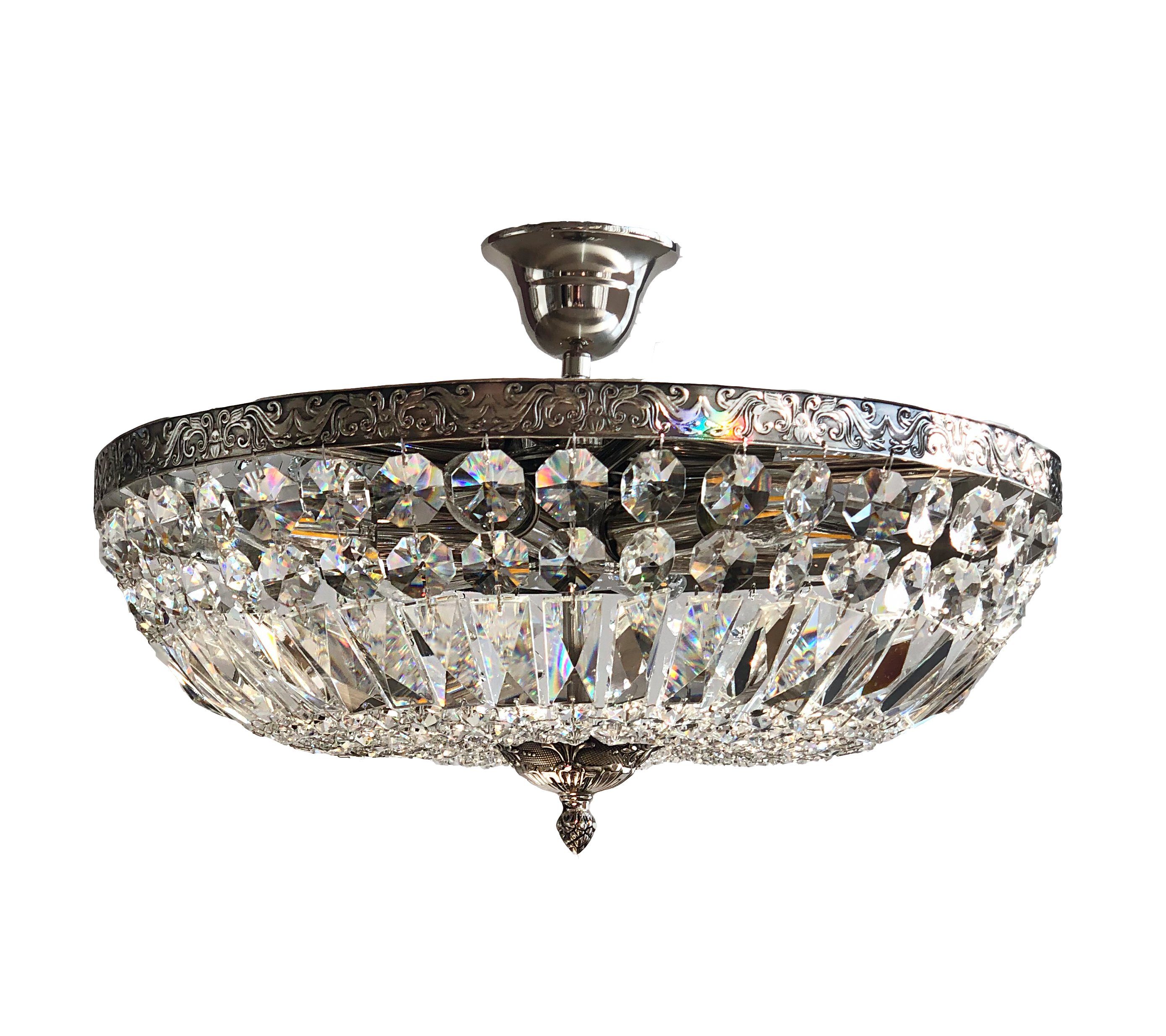 PGA-Lights Deckenleuchte Kristall Deckenleuchte SCHÖNBRUNN Ø45 günstig online kaufen