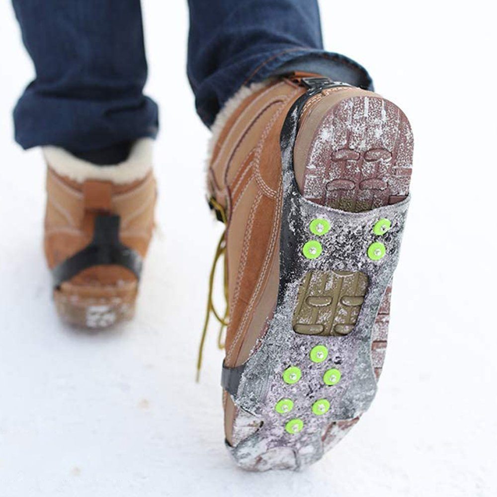 Schuhspikes Schuhkrallen Schutzweste für den (1-tlg) Steigeisen Winter Lubgitsr