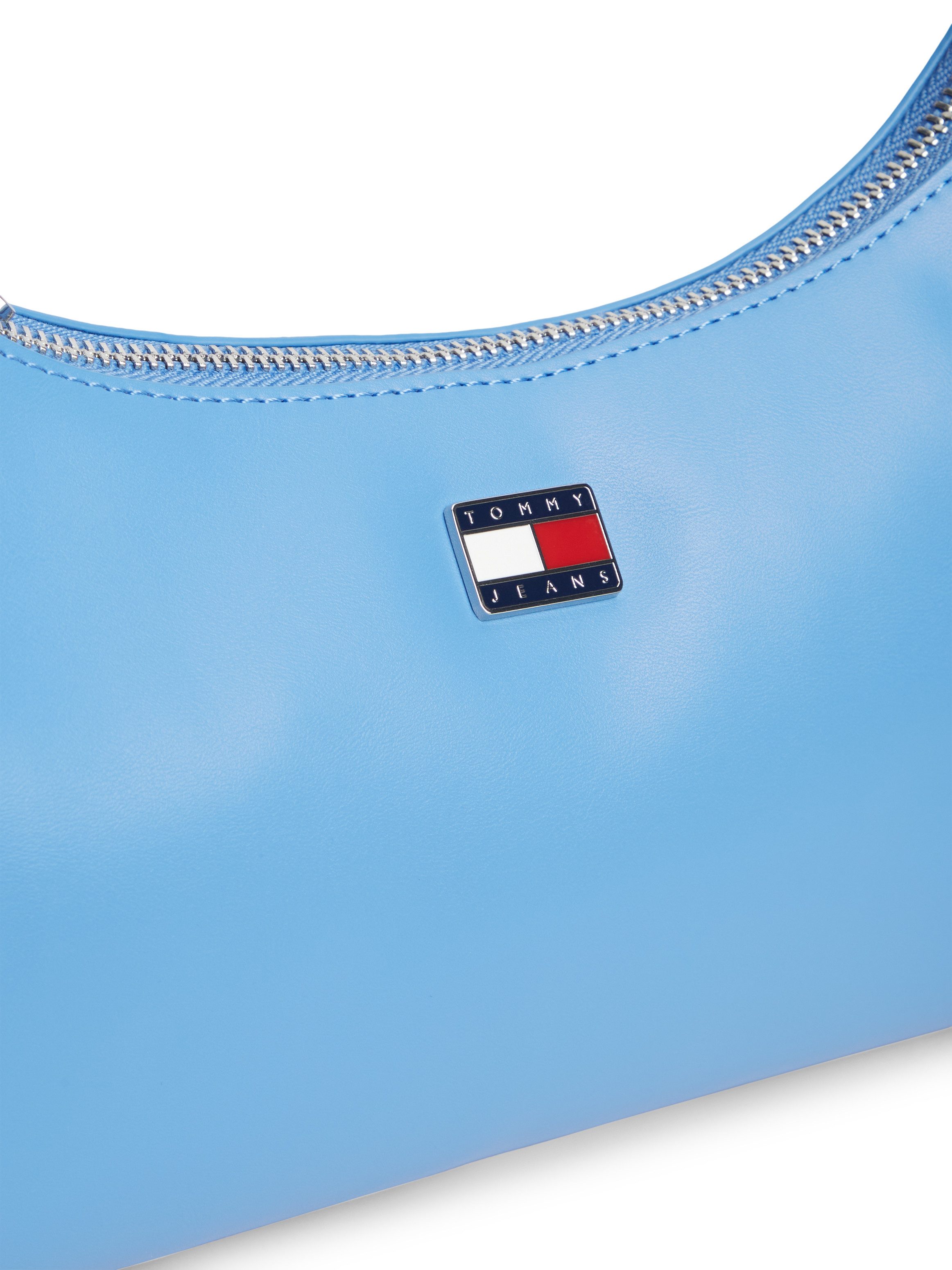Tommy Jeans Schultertasche TJW CITY CHARM SHOULDER BAG, Damen Schultertasche, Henkeltasche mit farbigem Schmuckelement – Bild 5 von 5