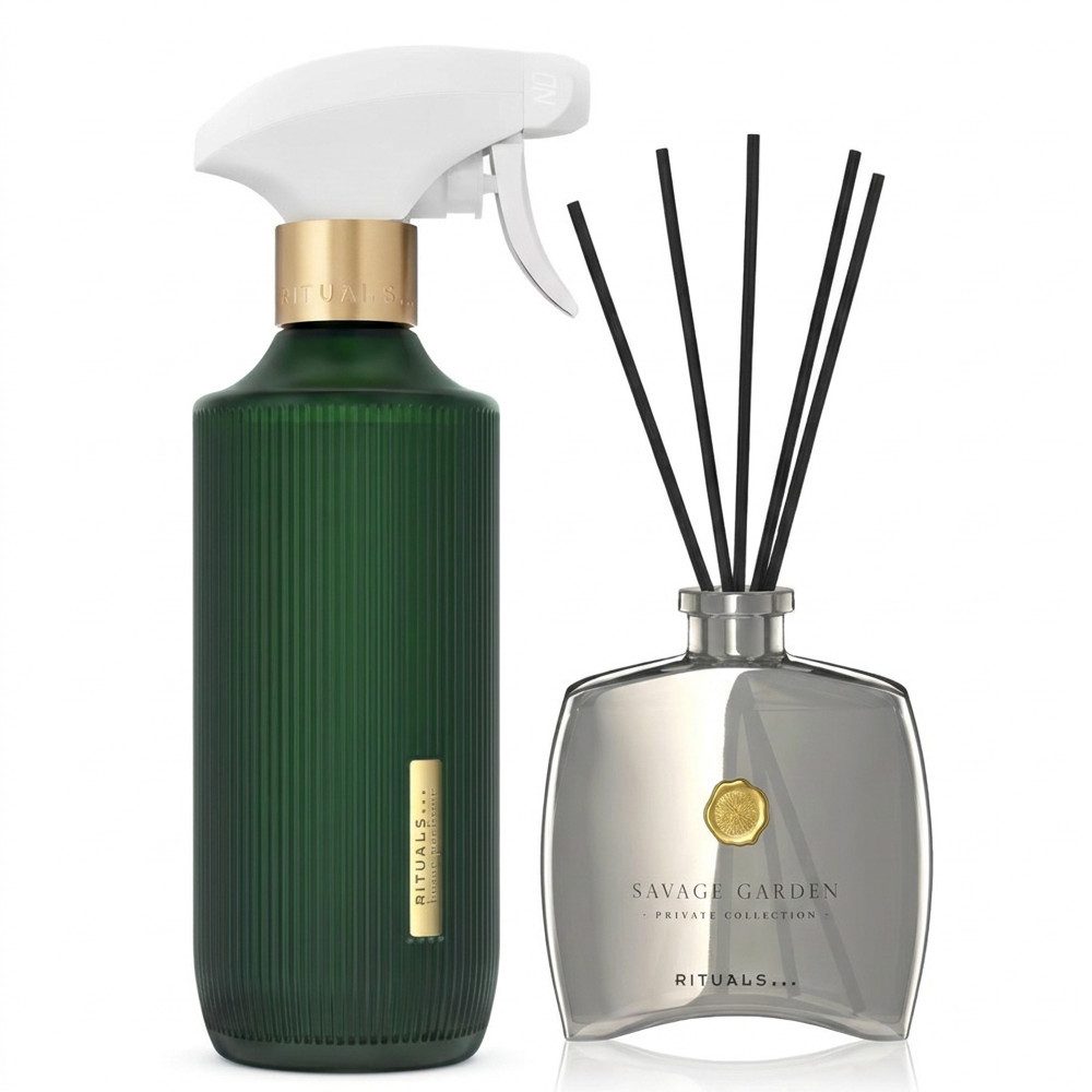 Raumduft Rituals Jing Home Perfume und Savage Garden Duftstäbchen Duo