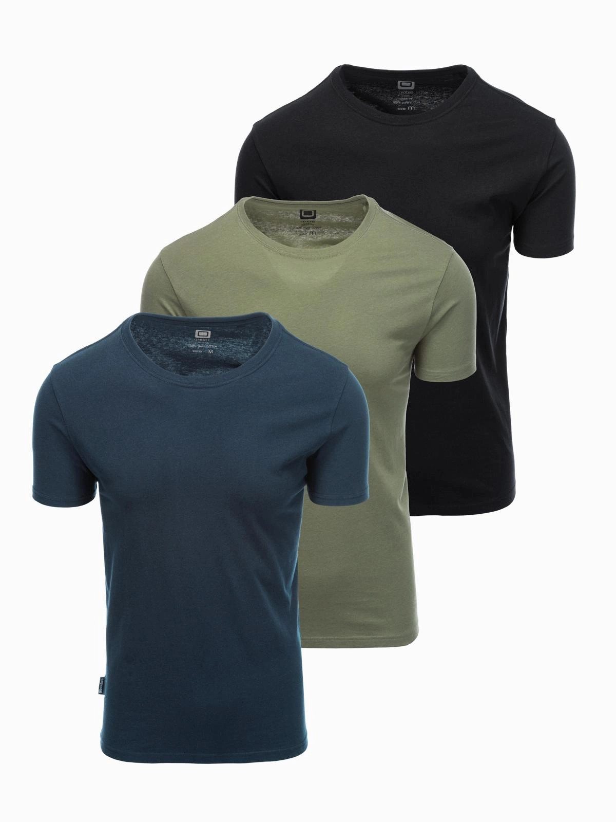 OMBRE T-Shirt BASIC T-Shirt 3erSet für günstig online kaufen