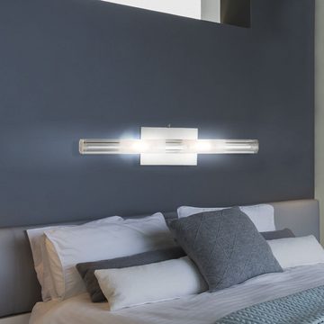etc-shop LED Wandleuchte, LED-Leuchtmittel fest verbaut, Neutralweiß, Wandleuchte Wandlampe Wohnzimmer Schalter Wandstrahler