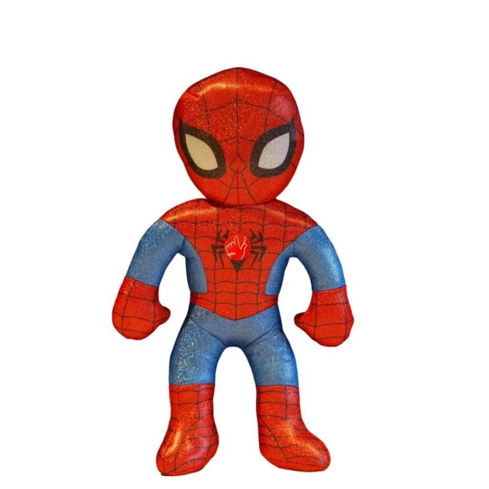 Pokémon Center Plüschfigur Spiderman Marvel Kuscheltier - 40 cm Glitzer Plüschtier Stofftier mit