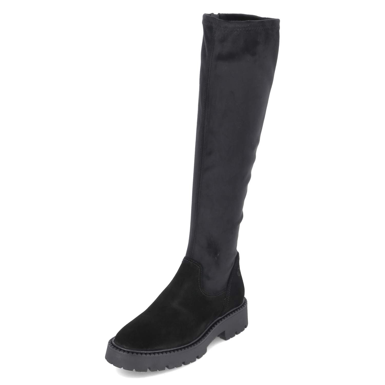 Tamaris Tamaris 1-25617-45-001 Damen Leder & Textil schwarz Stiefel günstig online kaufen