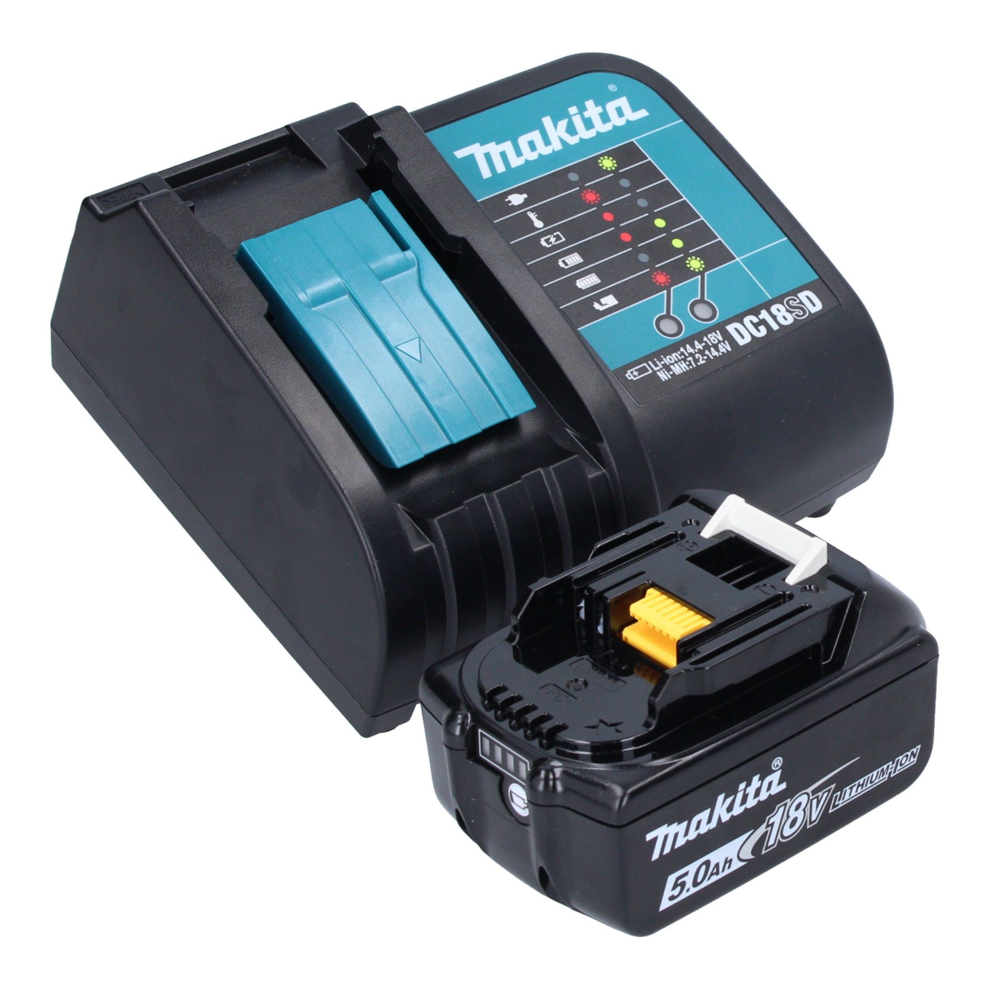 Makita Akku-Multifunktionswerkzeug DTM 53 ST1 Akku Multifunktionswerkzeug 18 V OIS / Starlock Brushless