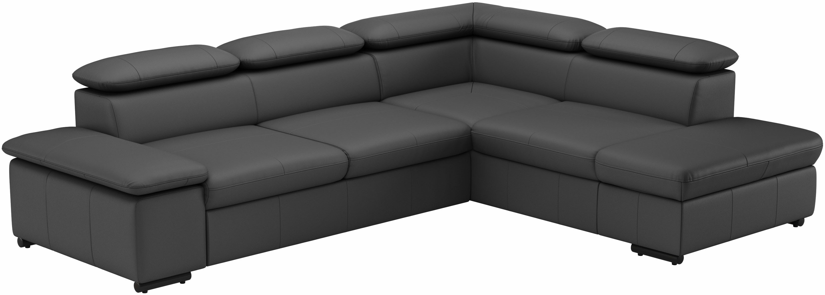 sit&more Ecksofa Alcudia L-Form, mit Armteilverstellung, optional Kopfteilverstellung und Bettfunktion