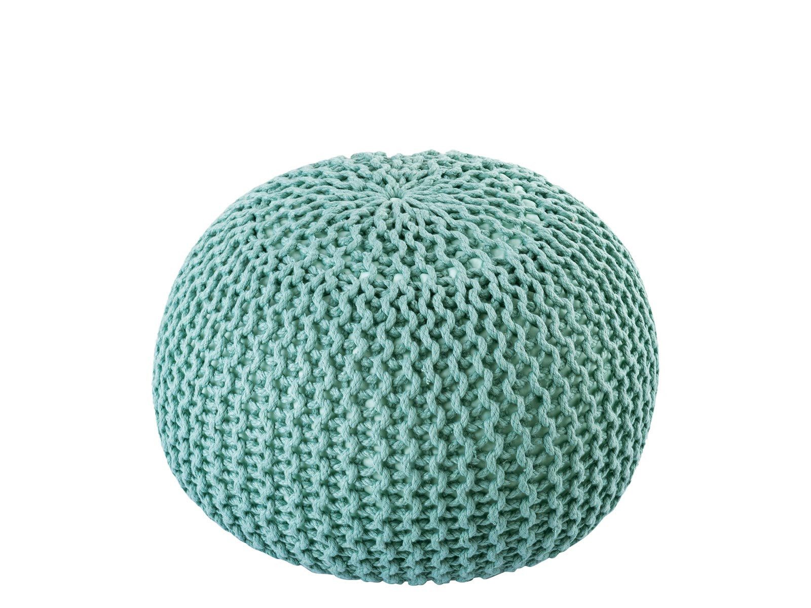 Amagohome Sitzhocker Pouf Outdoor ø 55 o. 45cm Bodenkissen Sitzpouf Hocker wetterfest pfleg