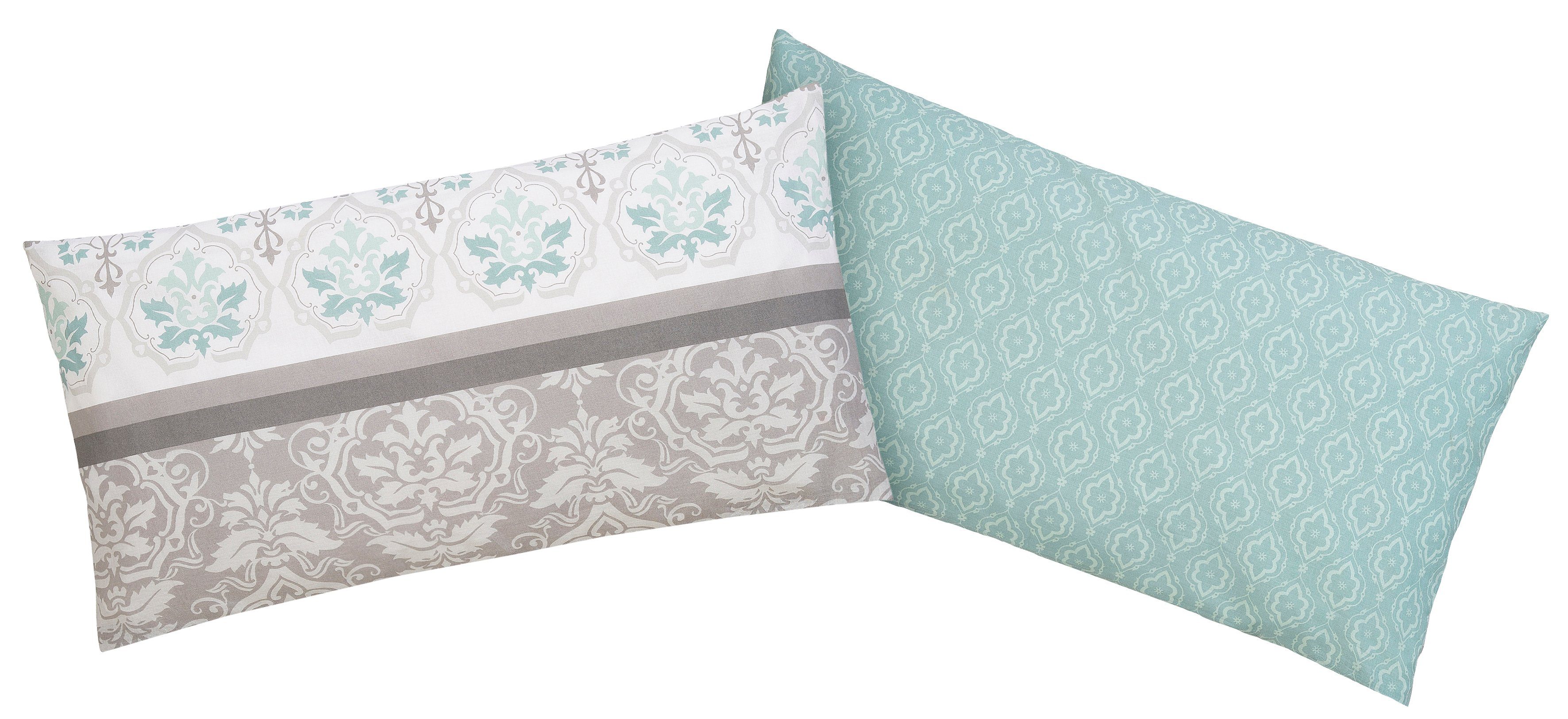 OTTO home Kissenbezüge Cremona, (2 Stück), floraler Kissenbezug, geeignet für Kinder, OEKO-TEX® zertifiziert