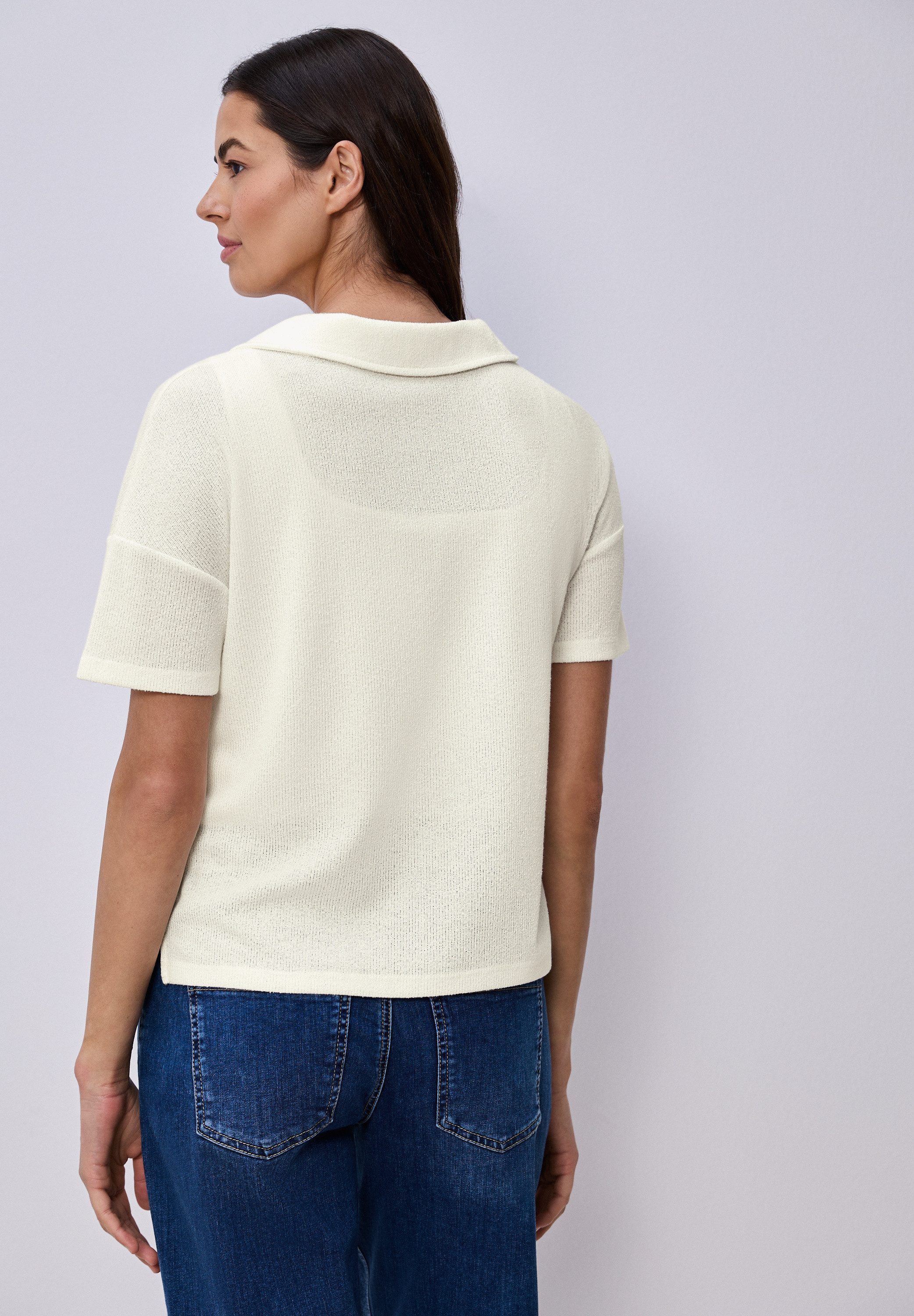 STREET ONE Poloshirt aus softer Viskose