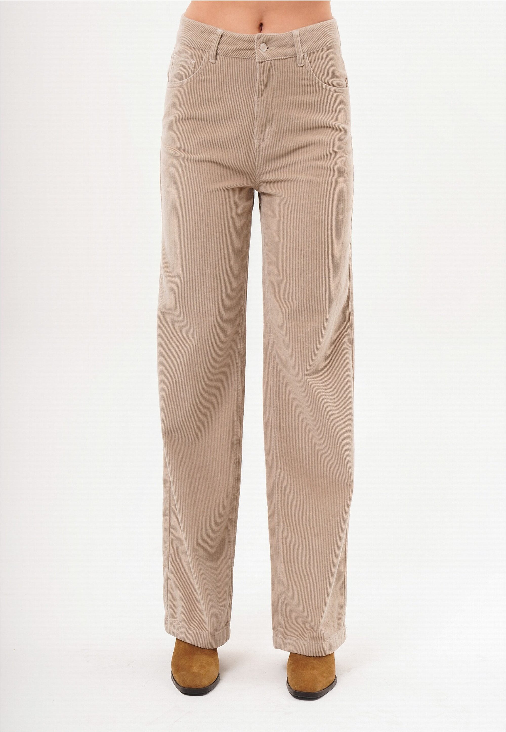 freshlions Cordhose (1-tlg) mit ausgestelltem Bein günstig online kaufen