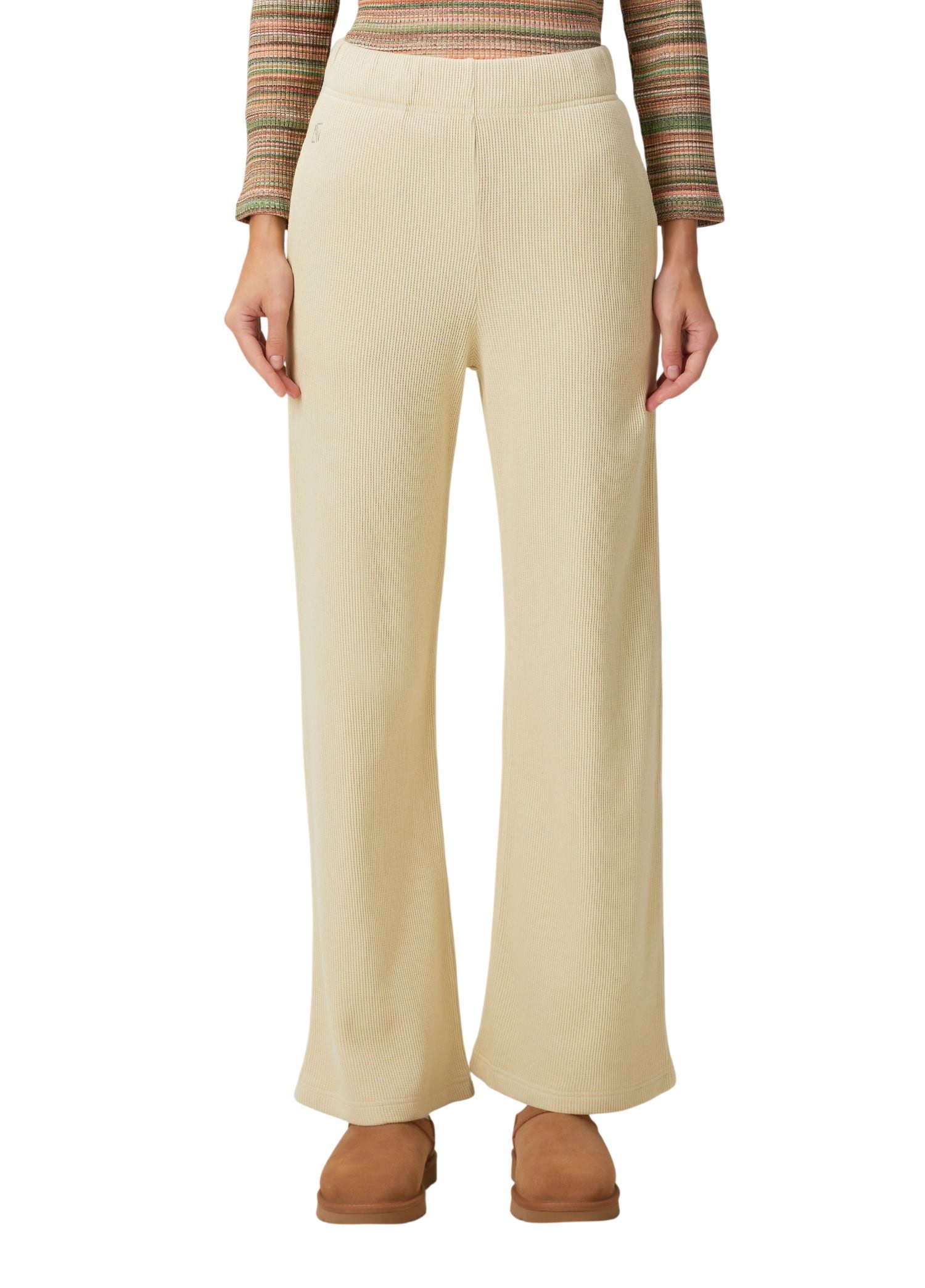 BASSIGUE Sweatponcho Jogginghose mit geradem Bein