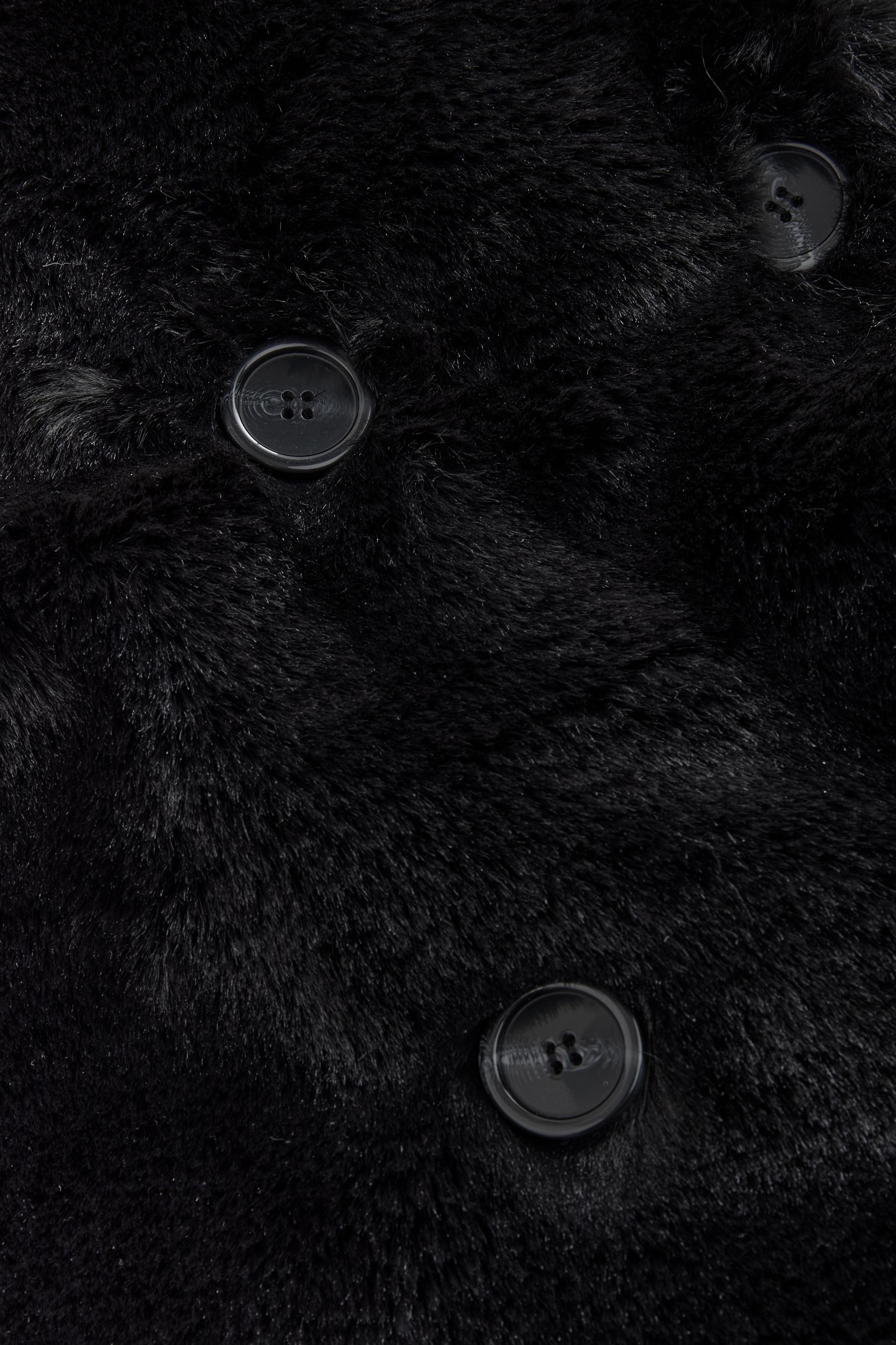 Next Fellimitatmantel Mantel aus Kunstfell (1-tlg)