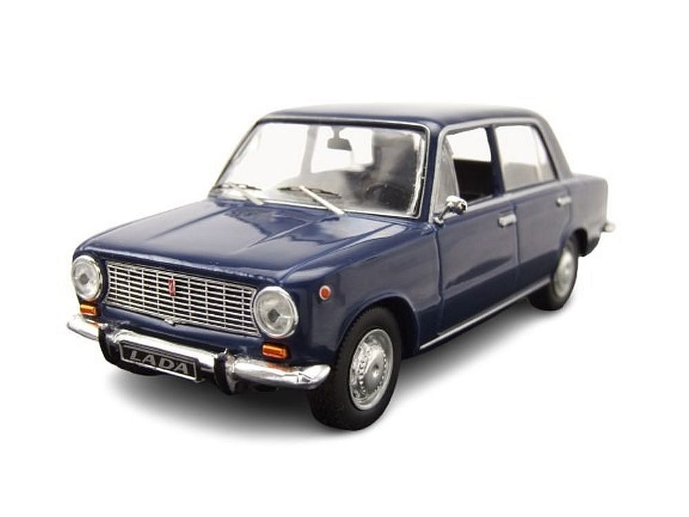 ixo Models Modellauto Lada 1200 1970 dunkelblau, Maßstab 1:43